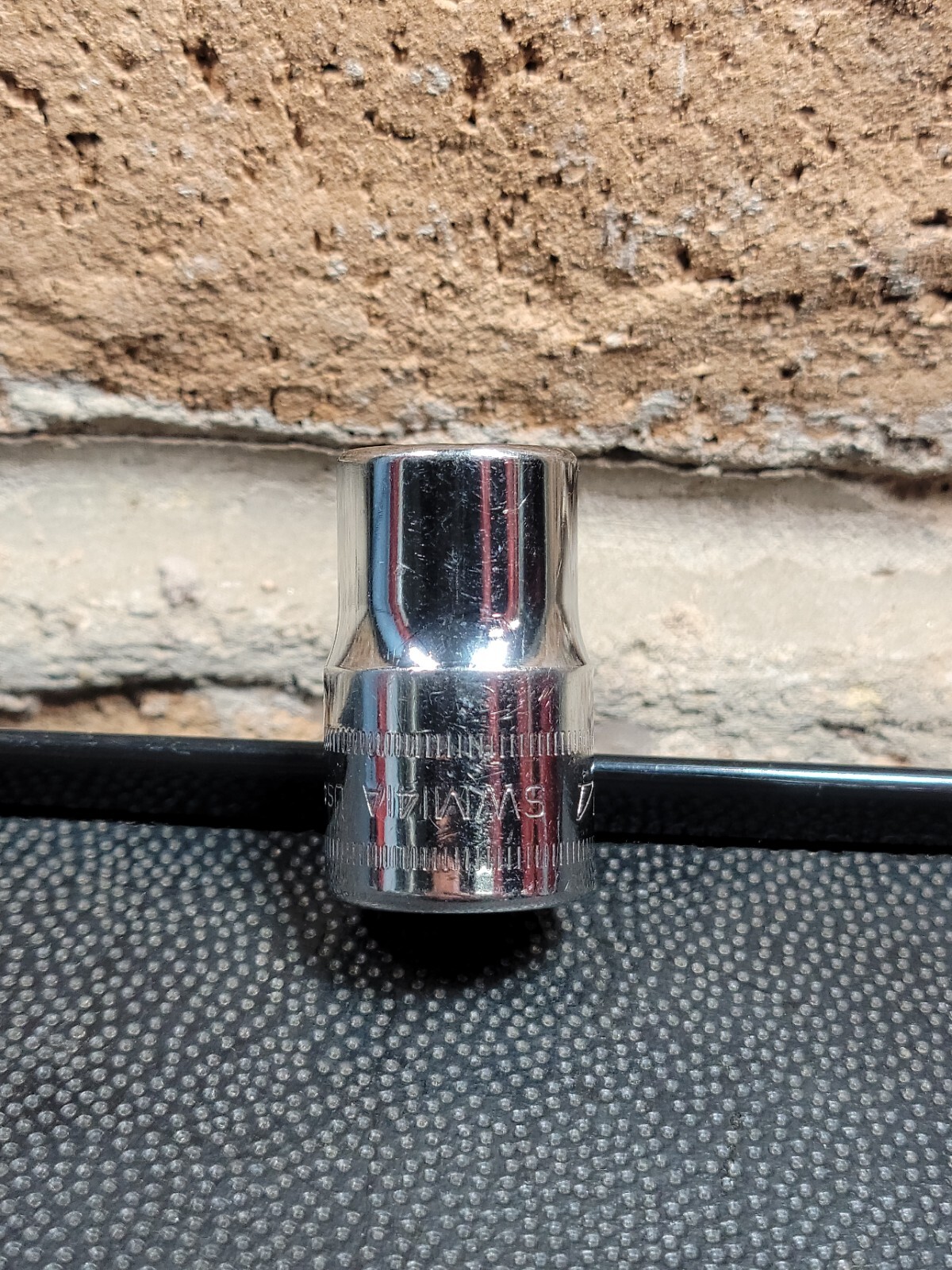 Snap-on Tools SWM141A 14mm 1/2″ Drive Metric 12-Point Shallow Socket Chrome USA