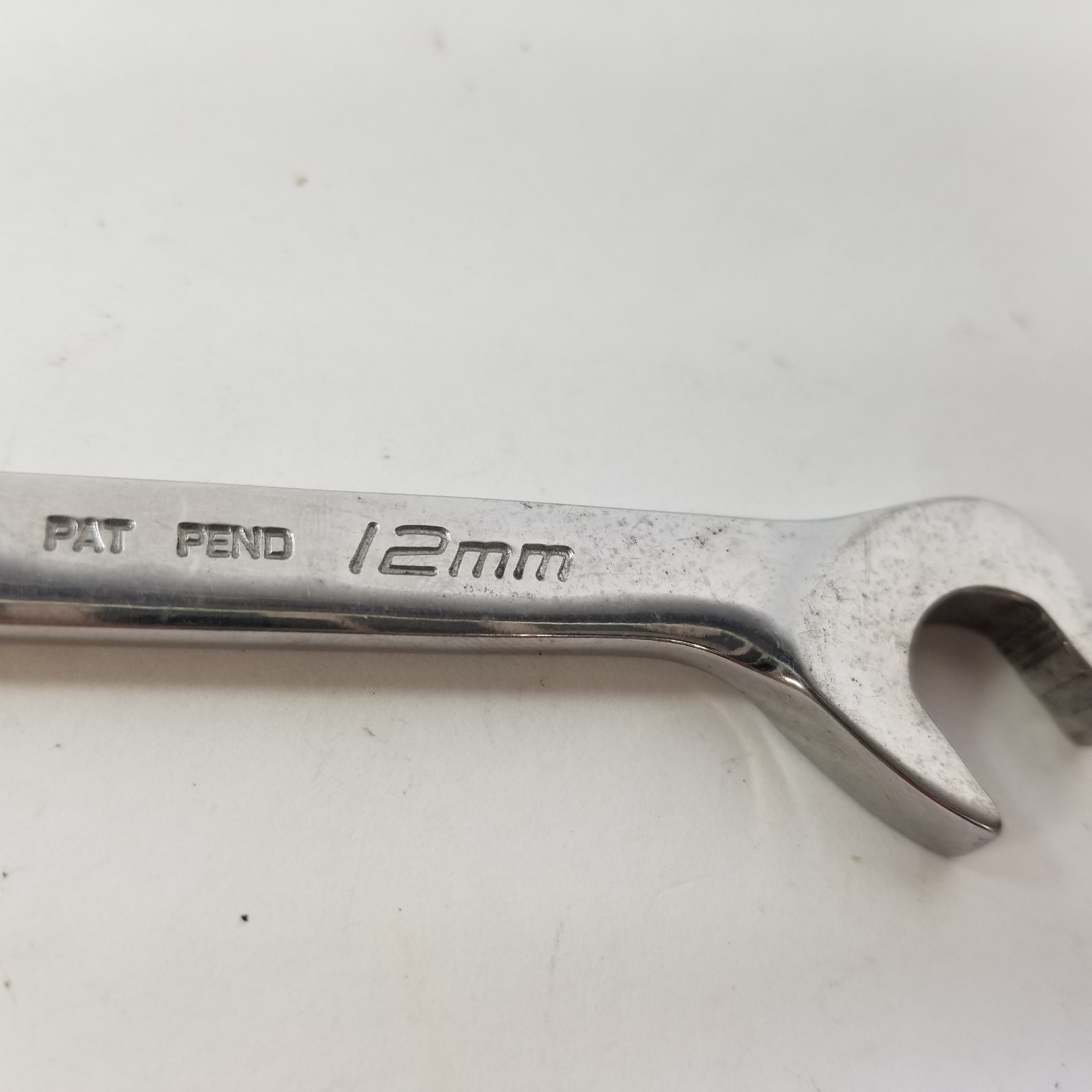 Snap On 12mm Metric SVSM12 Flank Drive Plus Four Way Angle Head Open End Wrench