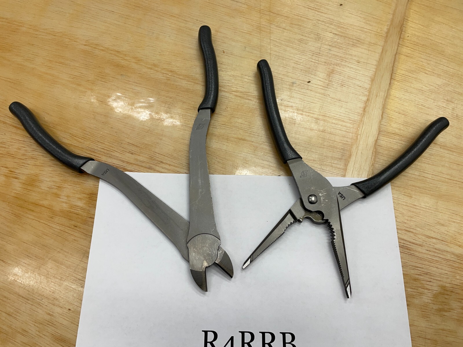 Snap-on Tools USA NEW 2pc DARK TITANIUM Pliers Cutter Lot Set LN47ACFDT 312CFDT