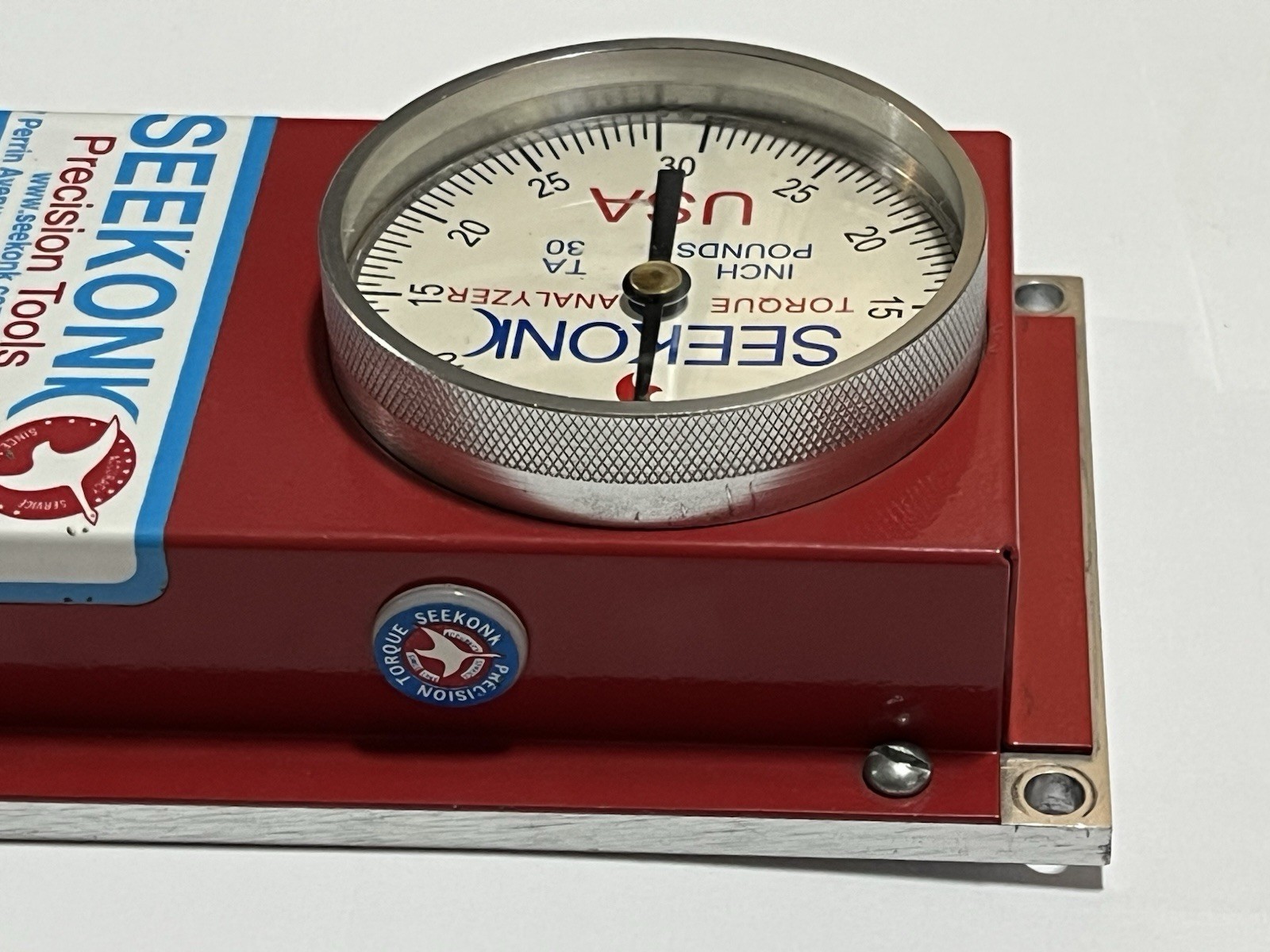 Seekonk TA-30 Torque Analyzer Gauge Precision Tool 1/4 Drive 0-30 Inch/Pounds