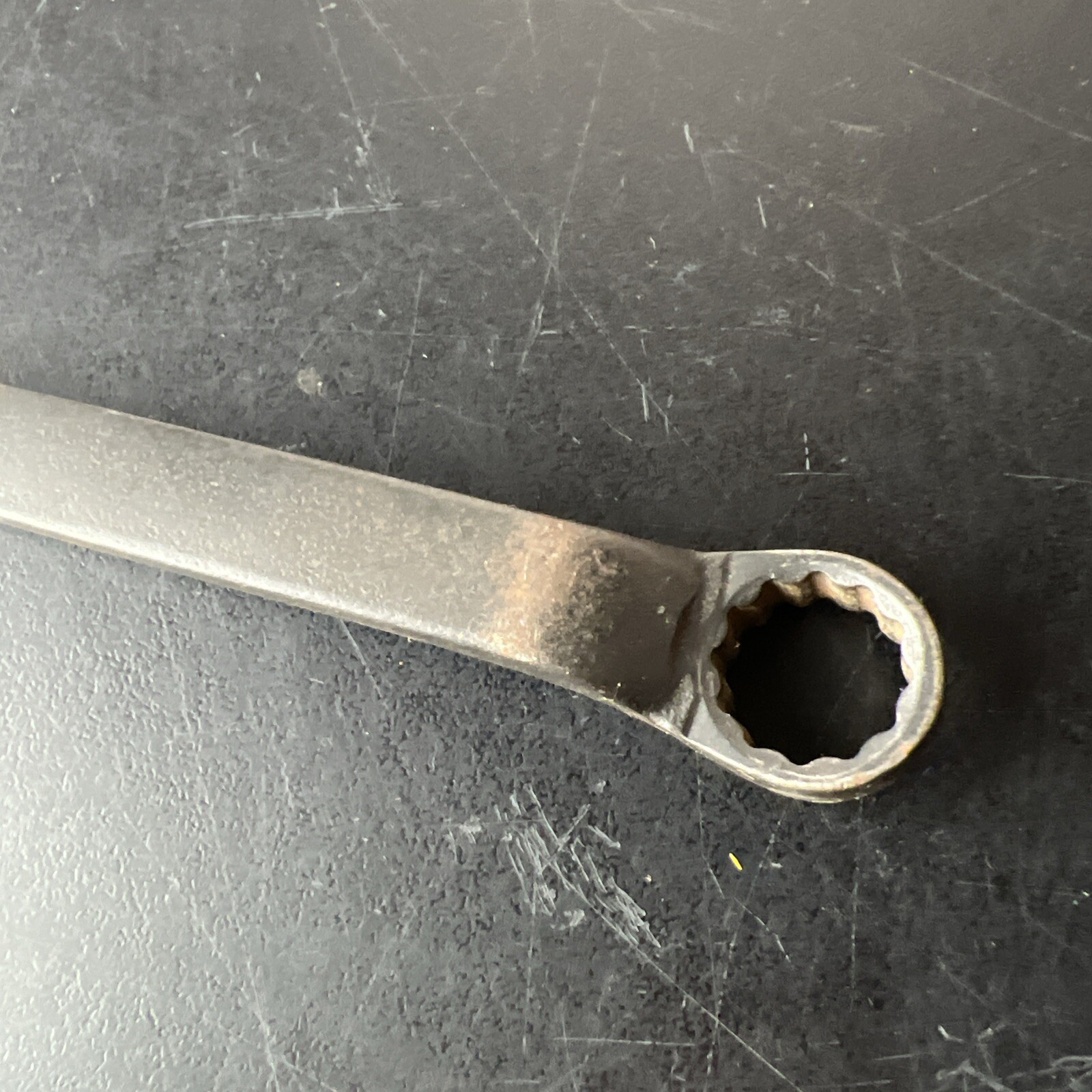 Snap-on 3/8″ x 7/16″ GXB1214 Black Industrial Finish Box Wrench USA