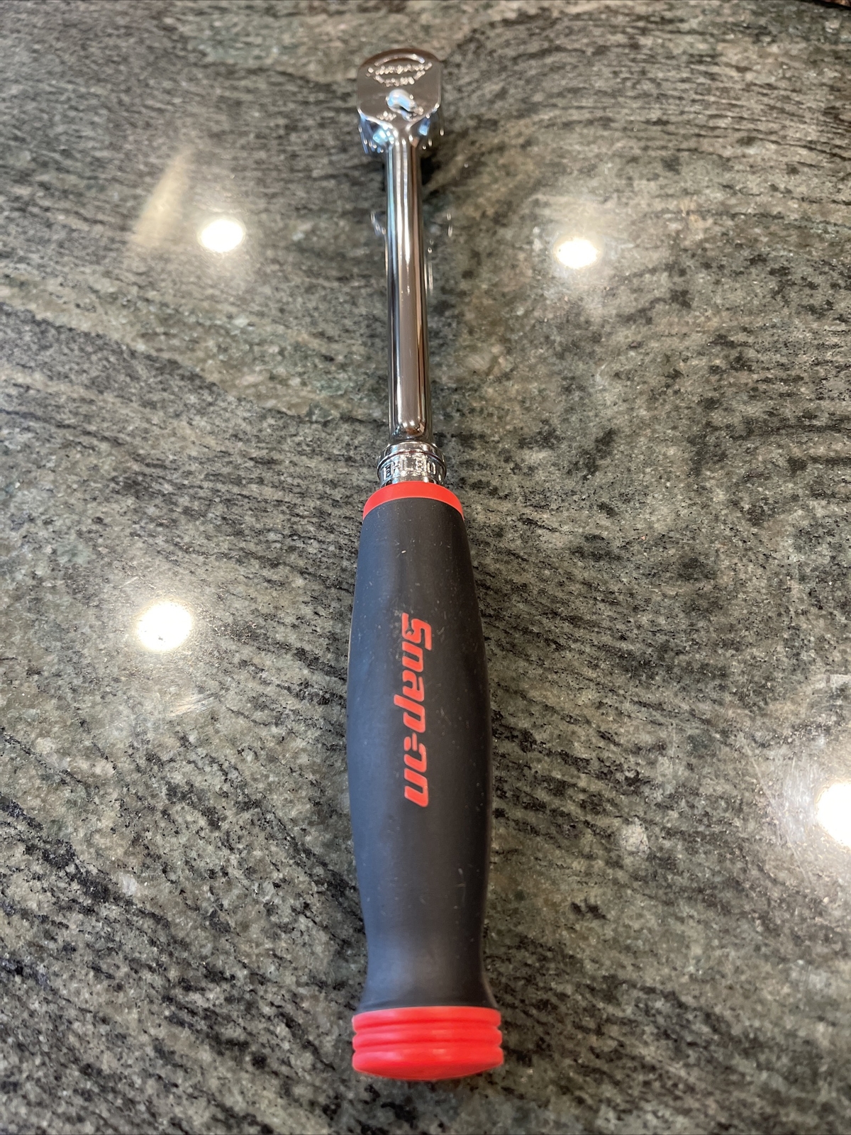 Snap-on fhl80 3/8″ drive dual 80 long soft grip ratchet red