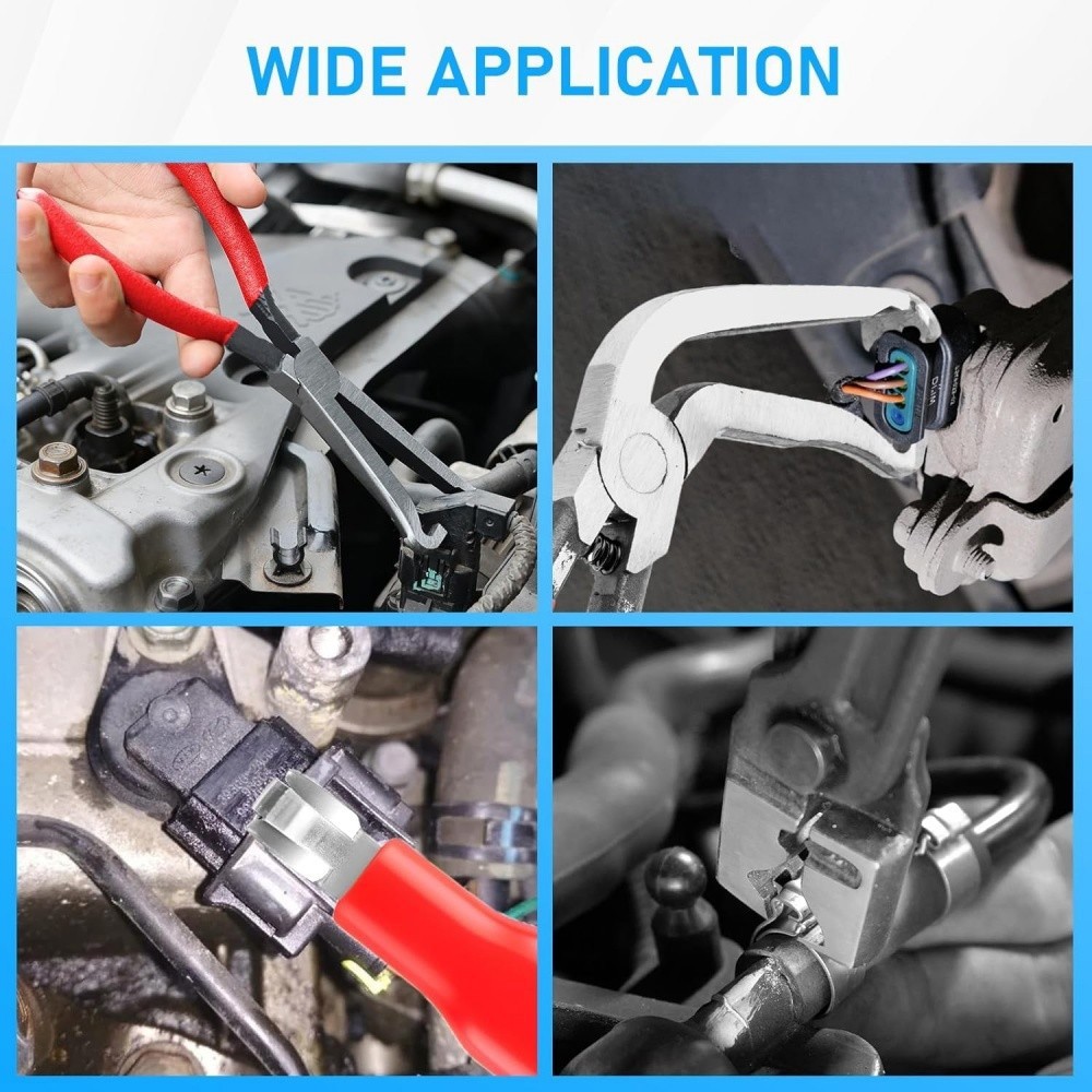 4Pcs Electrical Disconnect Pliers 60° Automotive Electrical Connector Separator