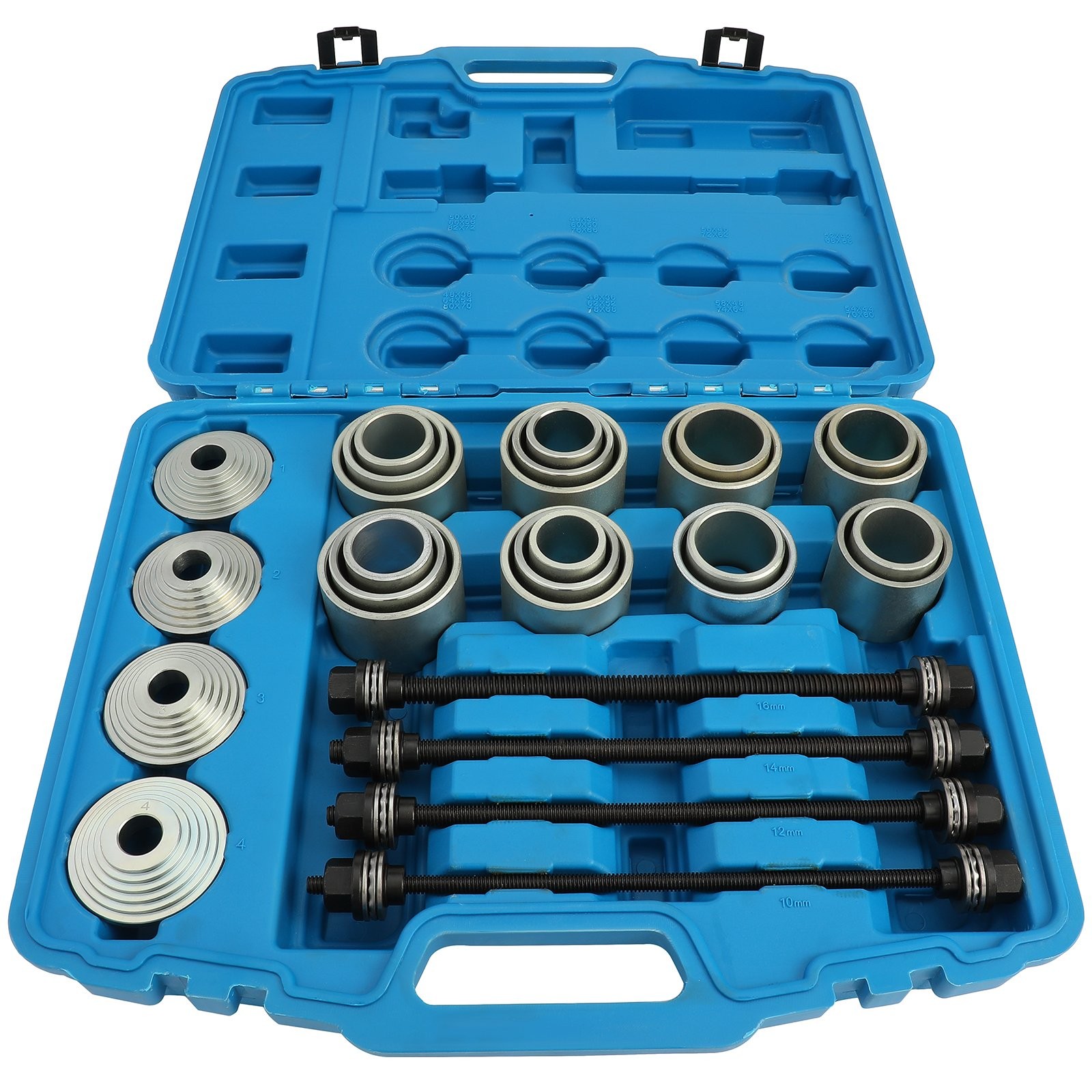 Remove Bearings Bushes Seals Garage Tool Press Pull Sleeve Kit 28Pcs
