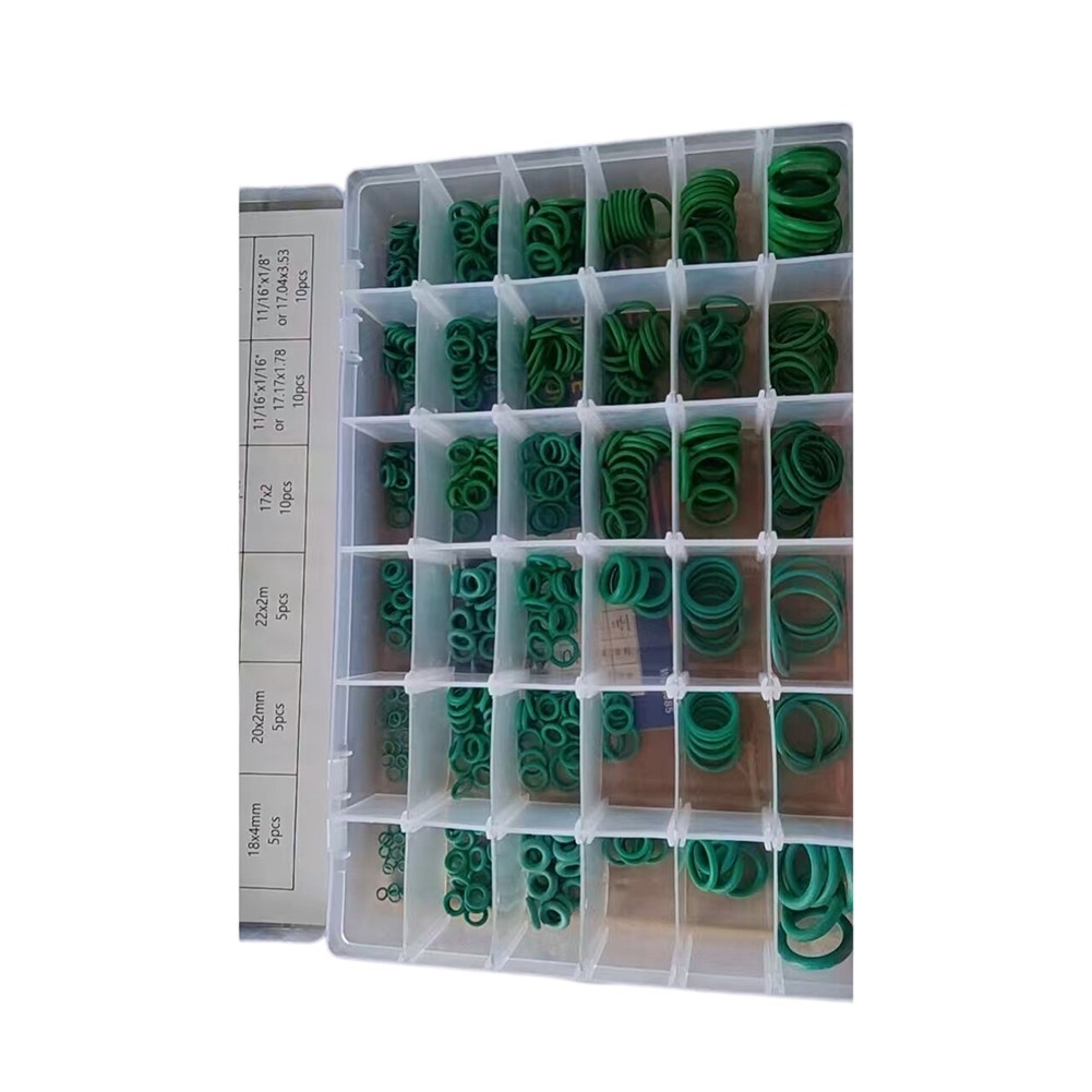 For Green Nitrile O Ring Kit 495 Pieces for HVAC System Maintenance and Repair