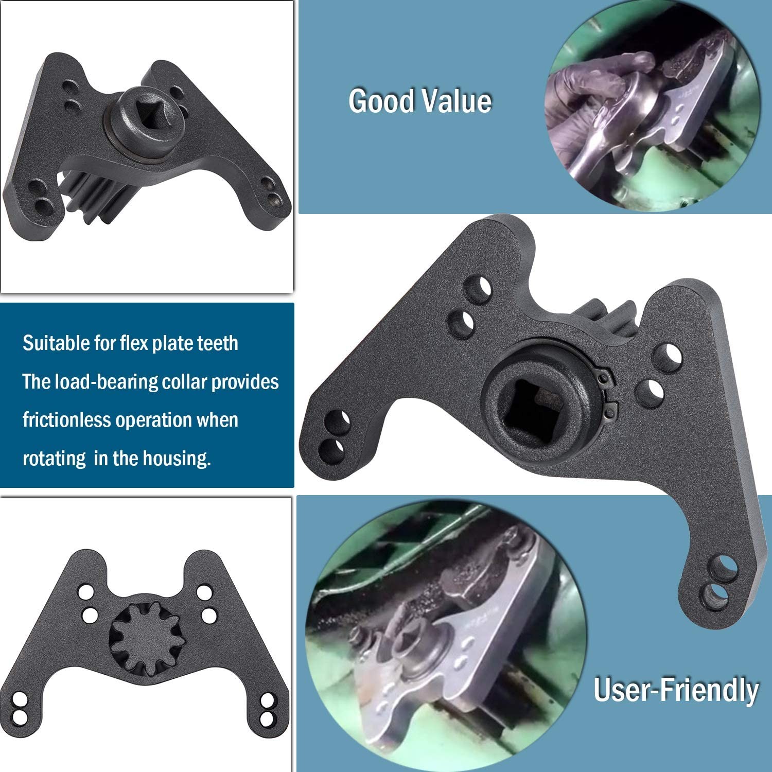 Engine Barring Flywheel Turning Tool For Volvo Mack 1998-2018 D11/12/13/16 MP7/8