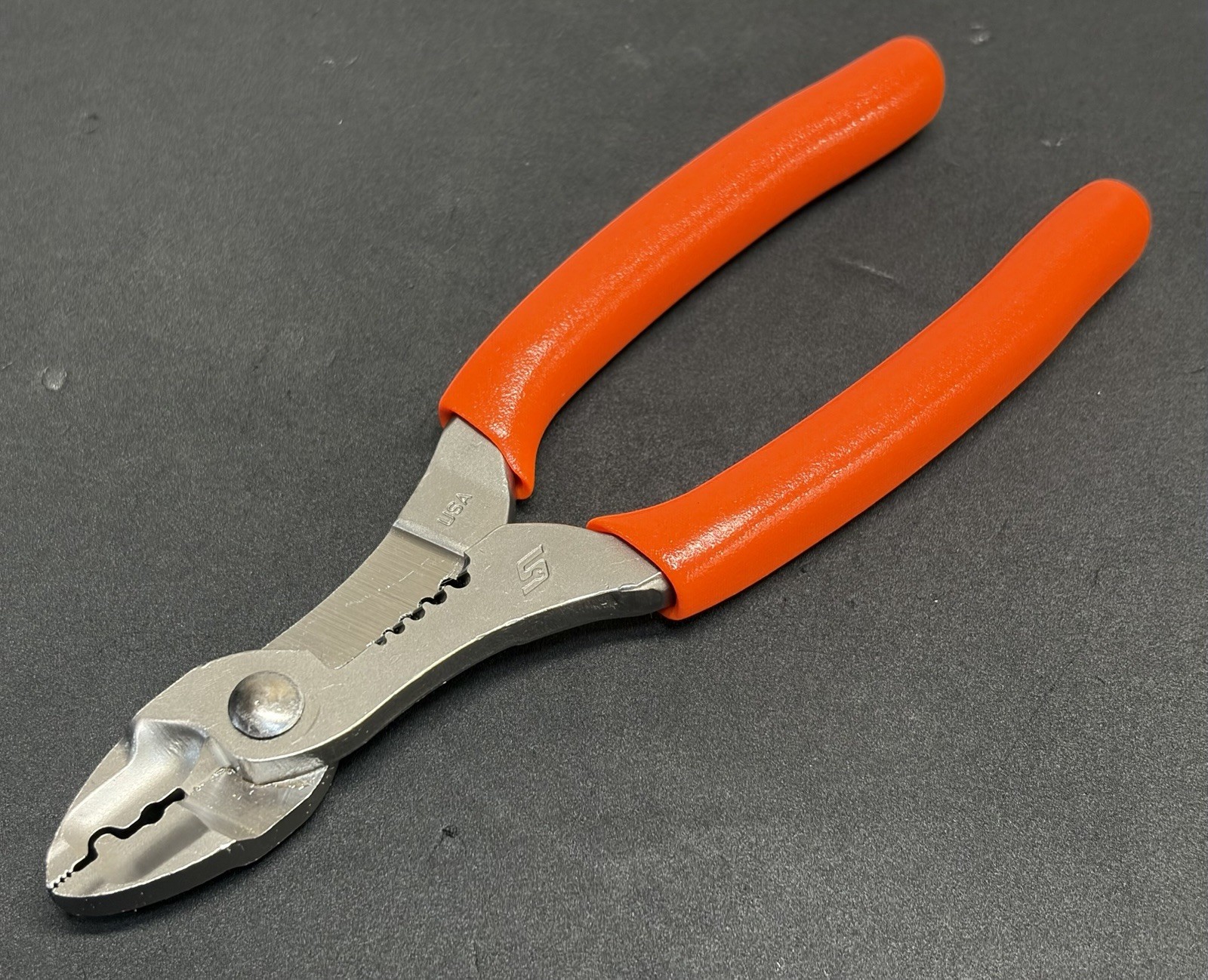 NEW! Snap On ORANGE Talon Grip 7″ Wire Stripper Cutter Terminal Crimper PWCS7ACF
