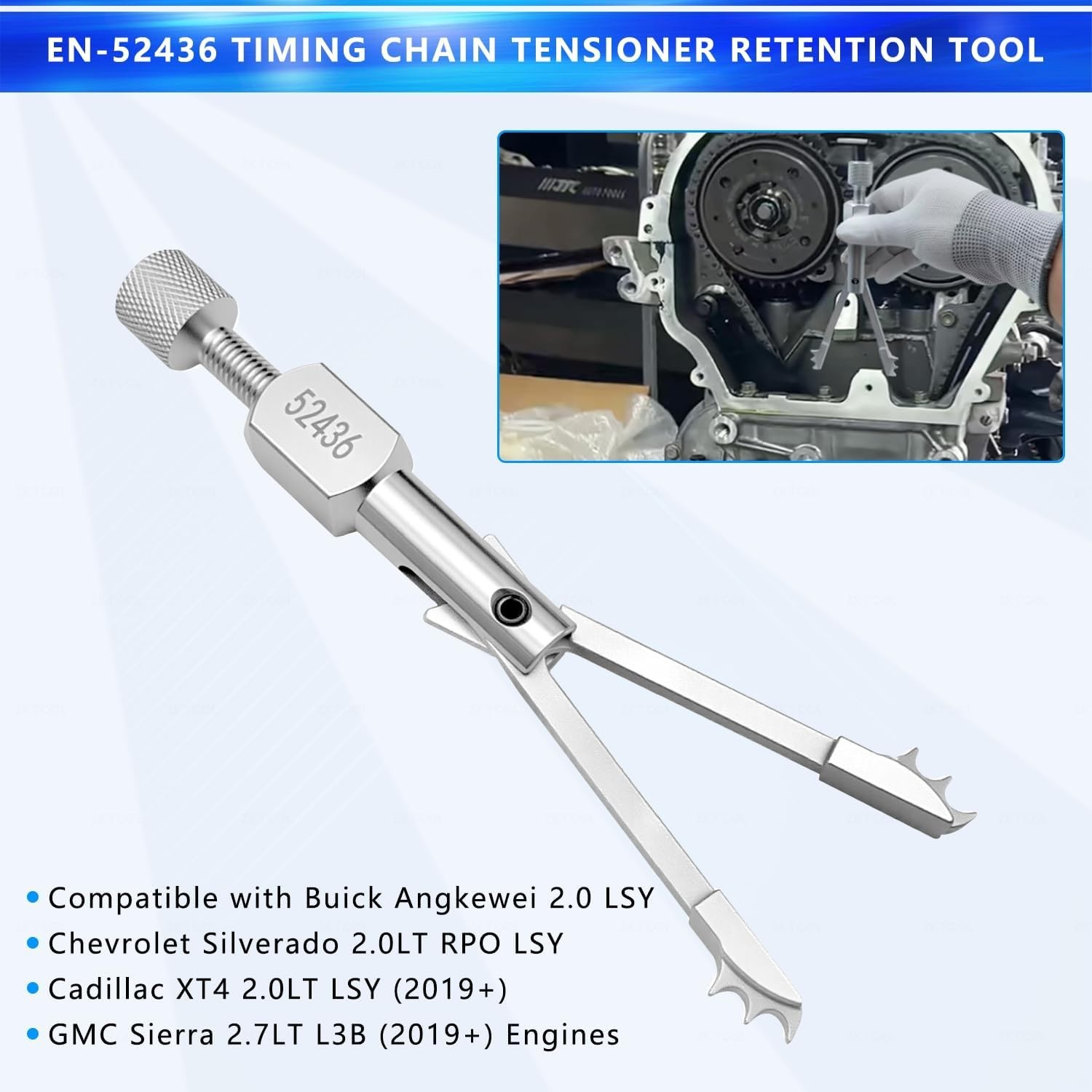 Engine Timing Tool for Buick Cadillac XT4 2.0LT LSY,Chevrolet Silverado 2.7L L3B