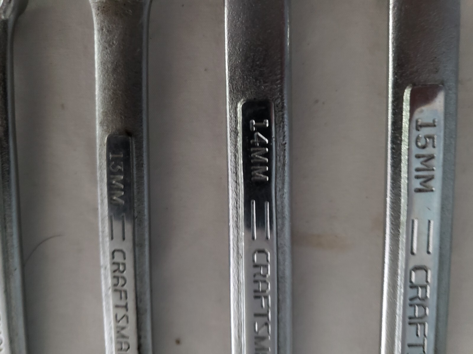 Craftsman 6pc Metric MM Combination Wrench Set (9mm-195mm Missing 10mm USA