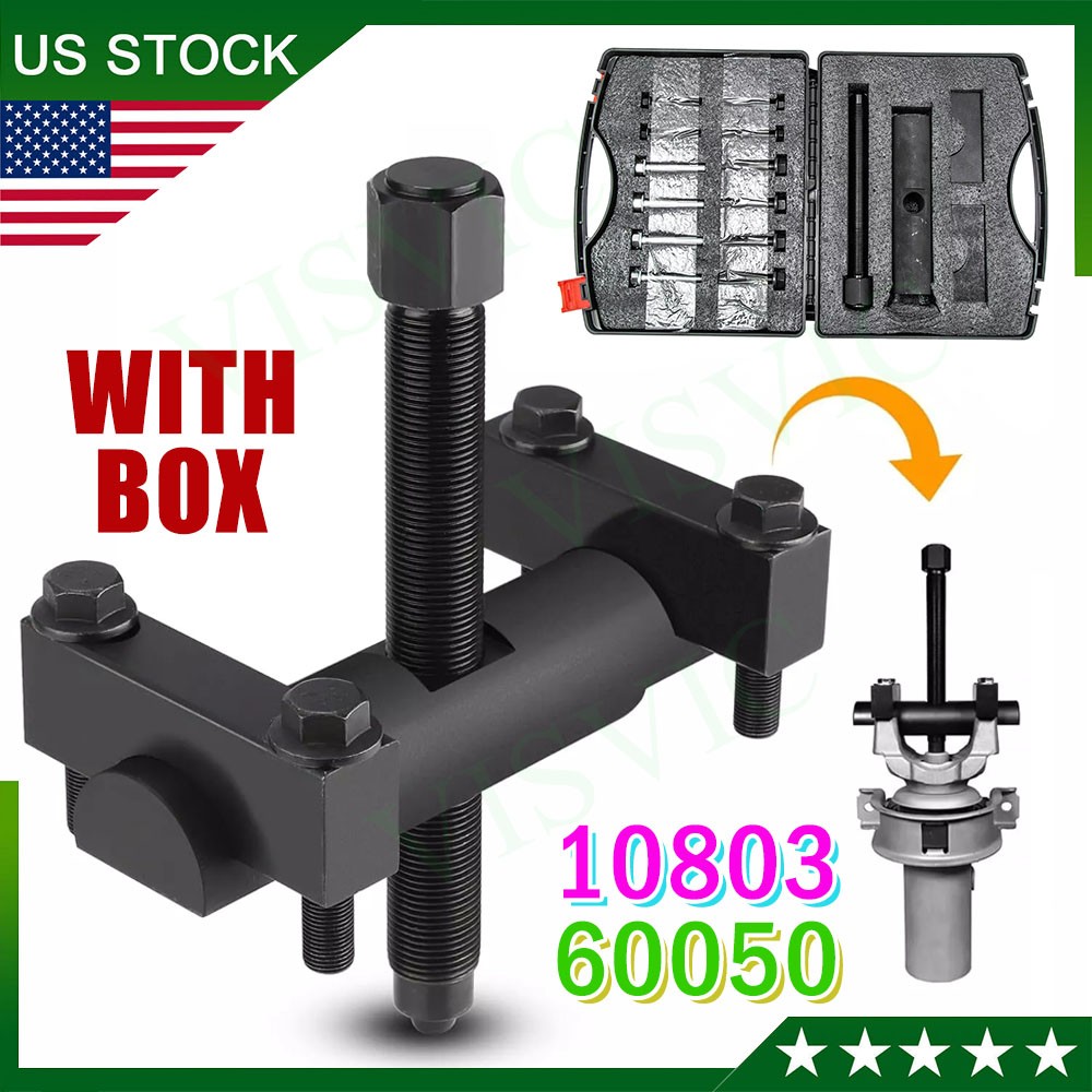 1* 60050 Heavy-Duty Yoke Puller Semi Truck Yoke Remover Tool Kit Black
