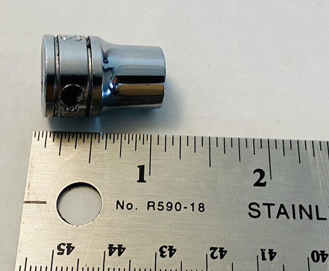 Vintage Snap-on PP409 9/32 Pipe Plug Socket 3/8” Drive Made In USA