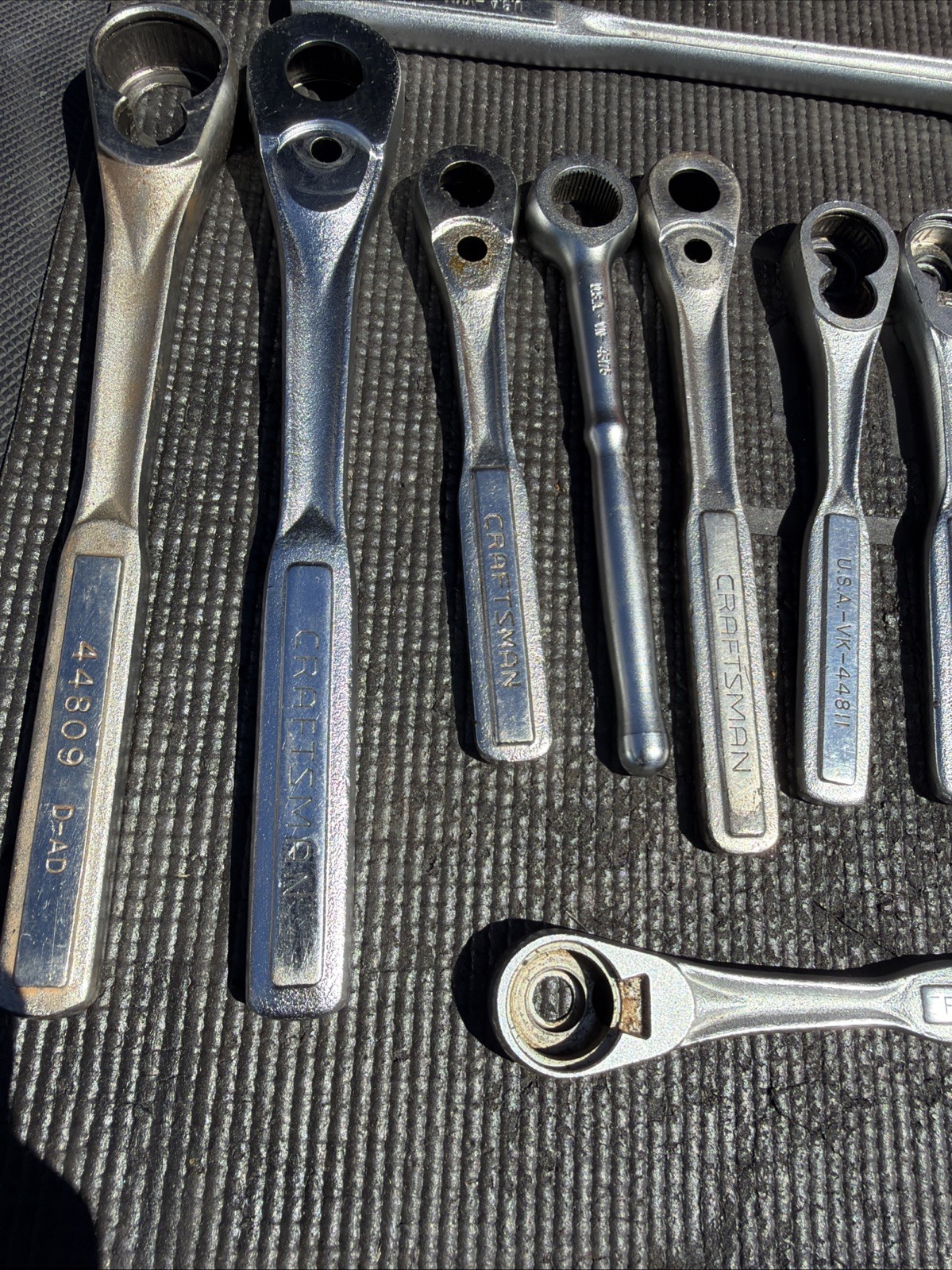 (14) Sears Craftsman Ratchet Bodies ONLY NO GUTS 1/2” Drive 3/8” & 1/4” Plus Flx