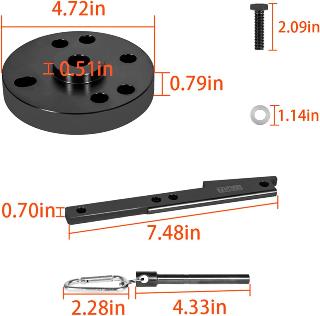 3163021 Cam Timing Tool Kit+3163530 Engine Brake Adjustment Tool 7MM for Cummins