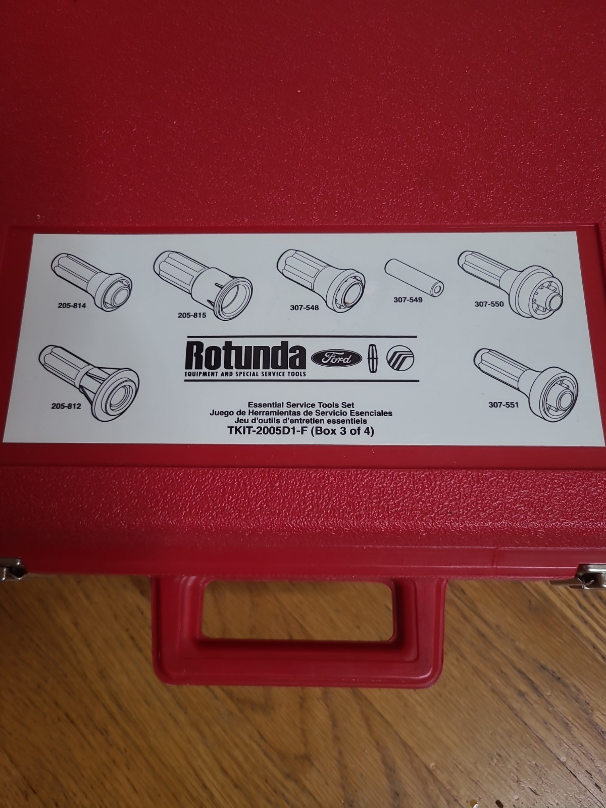 Rotunda/Ford TKIT-2005D1-F(Box1,2,3and4) Essential Service Tools