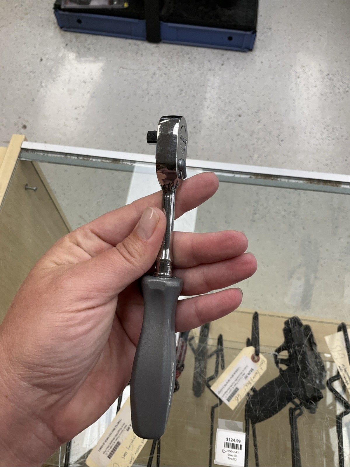 Snap-On Ratchet, Sealed Head Long Handle, 6 1/2″ TL72 1/4 225012