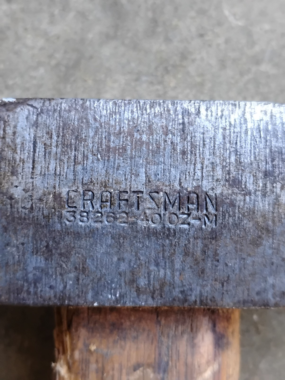 Sears Craftsman USA 40 OZ Cross Engineers Ball Peen Blacksmith Hammer 38262 15”