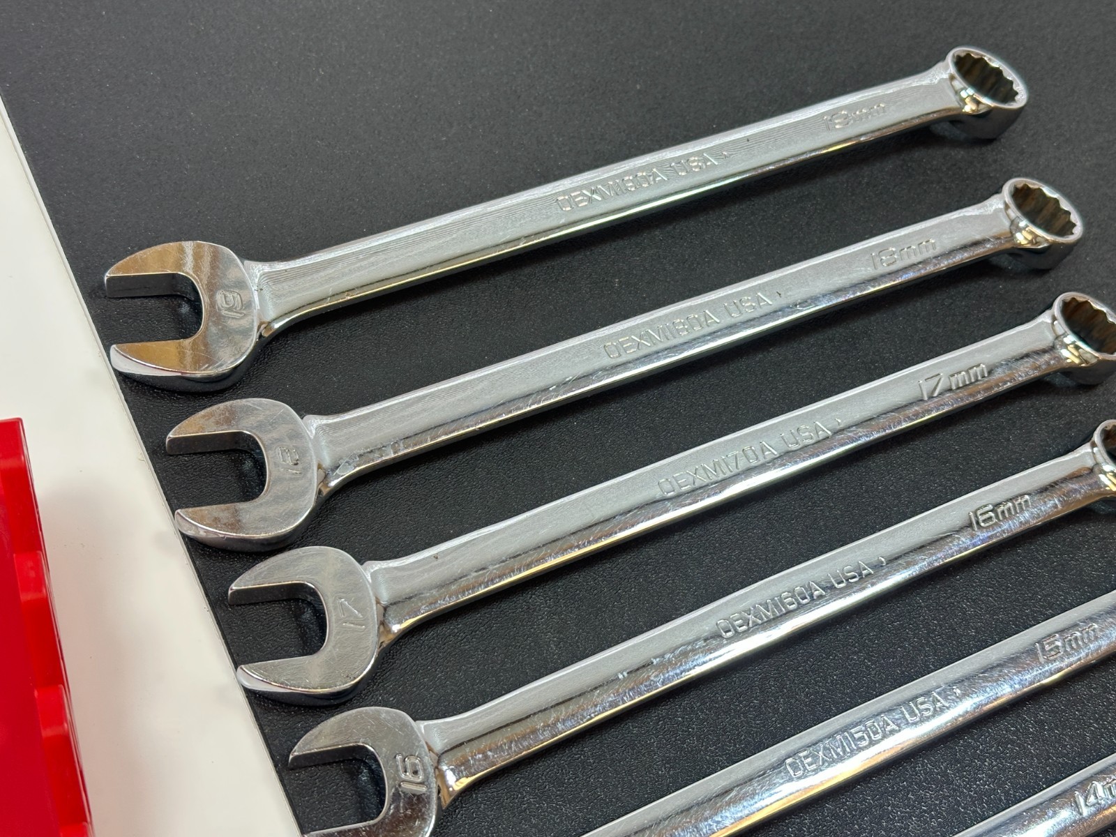 🇺🇸 Snap On Tools USA 14pc Metric 6-19mm Combination Wrench Set OEXM710 + 6-9mm