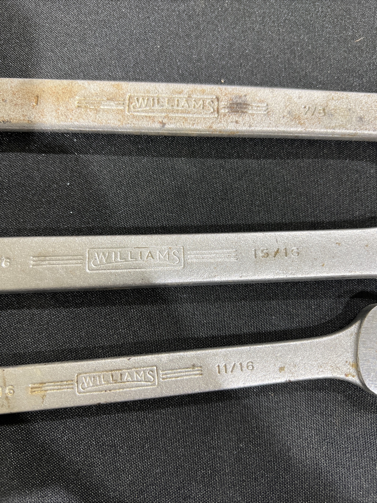 Vintage Williams Superrench Lot of 3 Wrenches 1733 1034A 1029C
