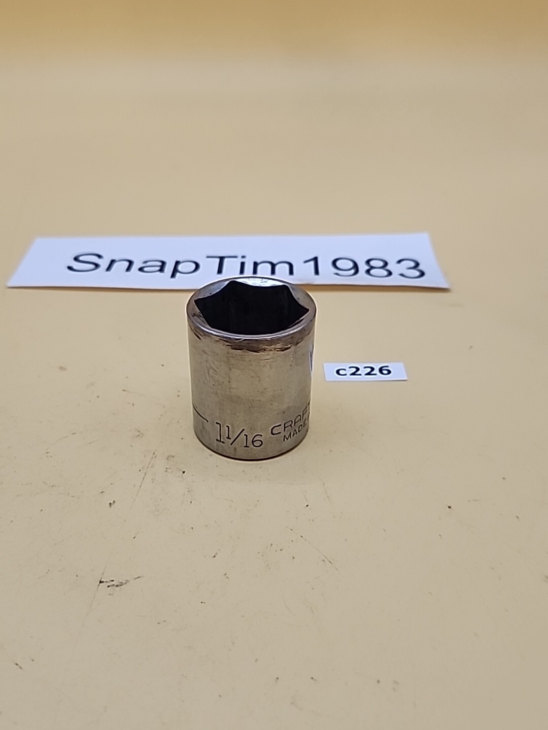 Craftsman Tools 1-1/16 Socket V- 44067 1/2” Drive USA