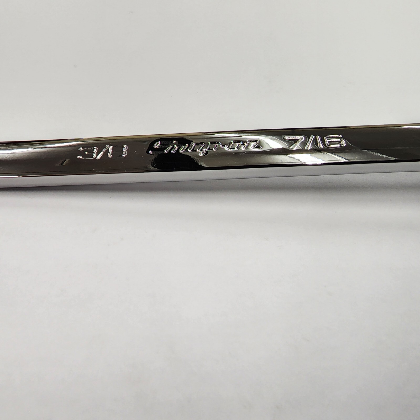 Snap-on Tools USA NEW 3/8″ 7/16″ SAE Double Flare Nut 6pt Line Wrench RXFS1214B