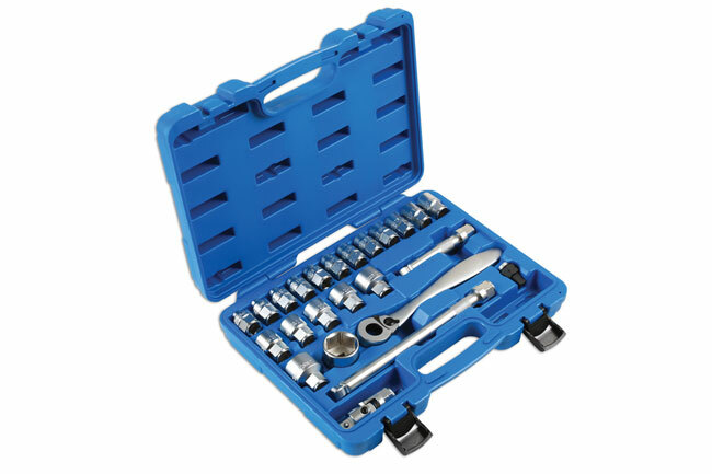 Laser 7103 24 Piece 1/2″ Drive Go Thru’ Socket Set