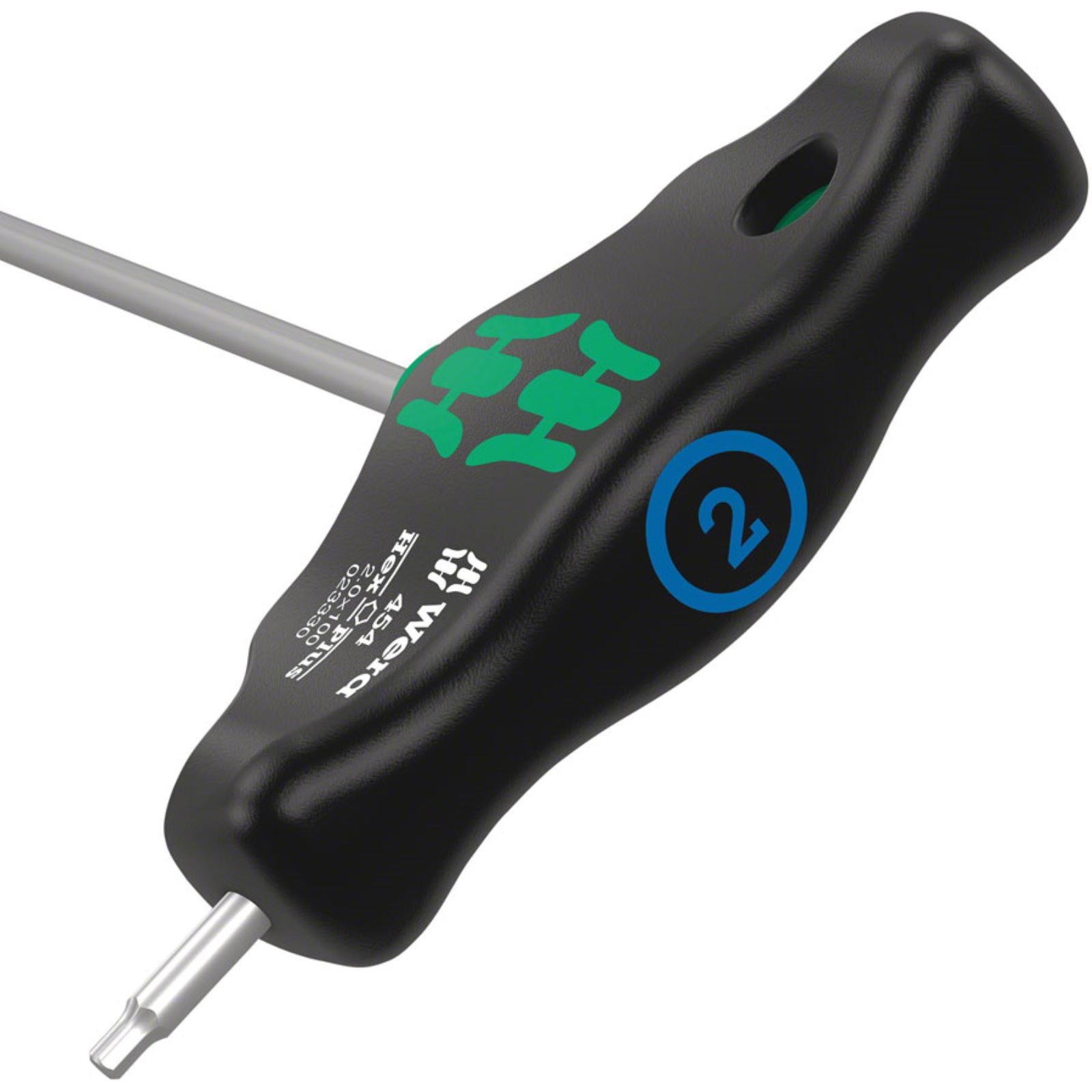 Wera 454 T-Handle Hex-Plus Wrench – 2.5 x100mm Metric 05023332001