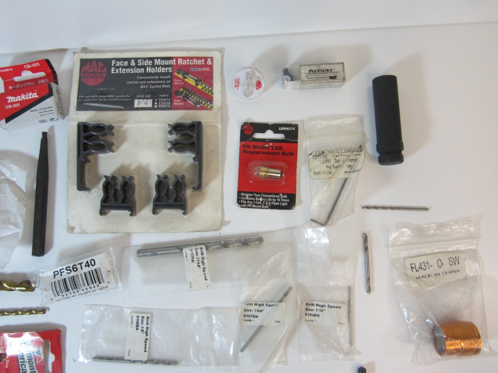 41pc Mixed Tool Lot, Mac – Blackhawk – AST – Makita – Misc, NEW