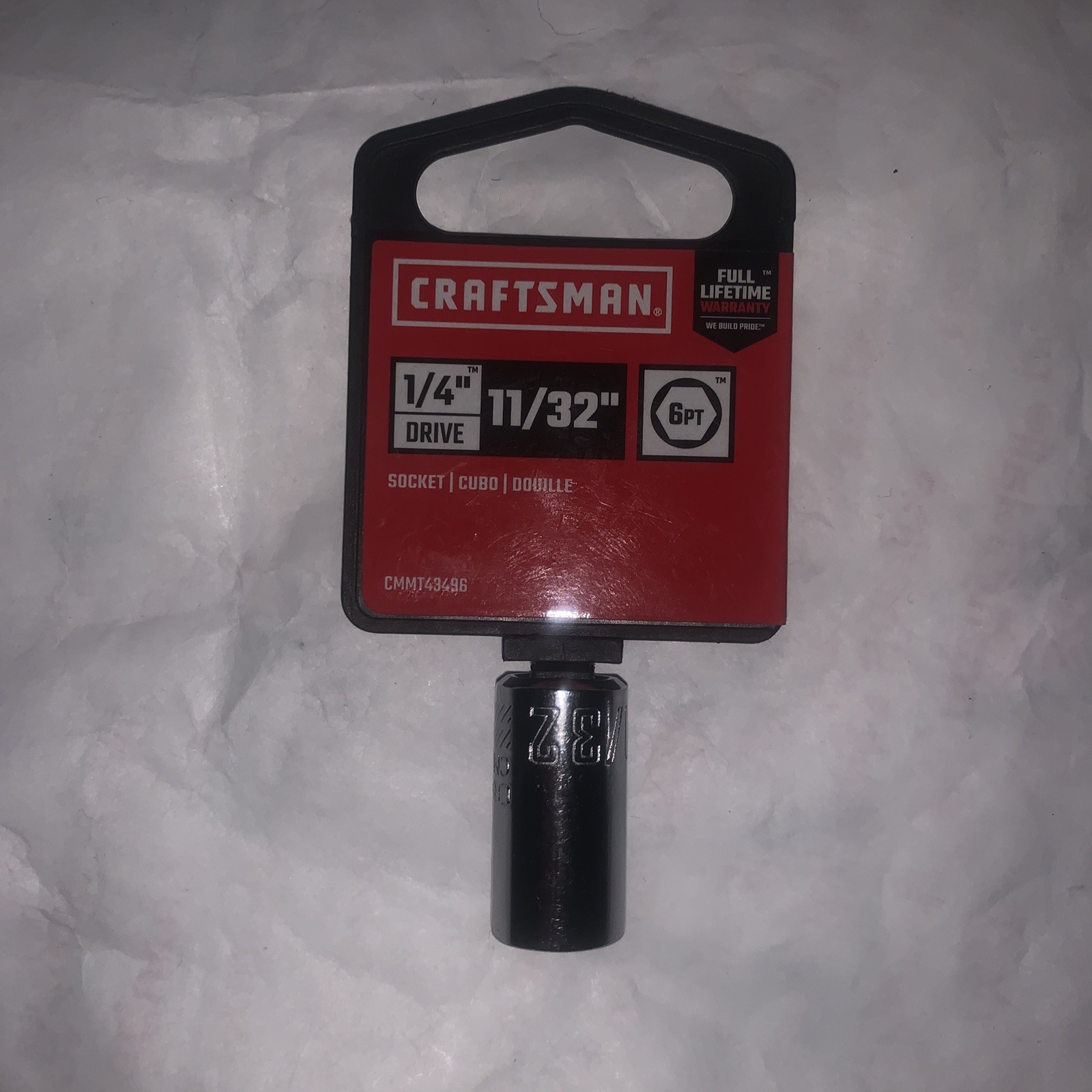 Craftsman Sockets 1/4″ Drive 6pt 11/32” , 1/2” Drive 3/8 “, 1/2” & 7/8 “ 12pt