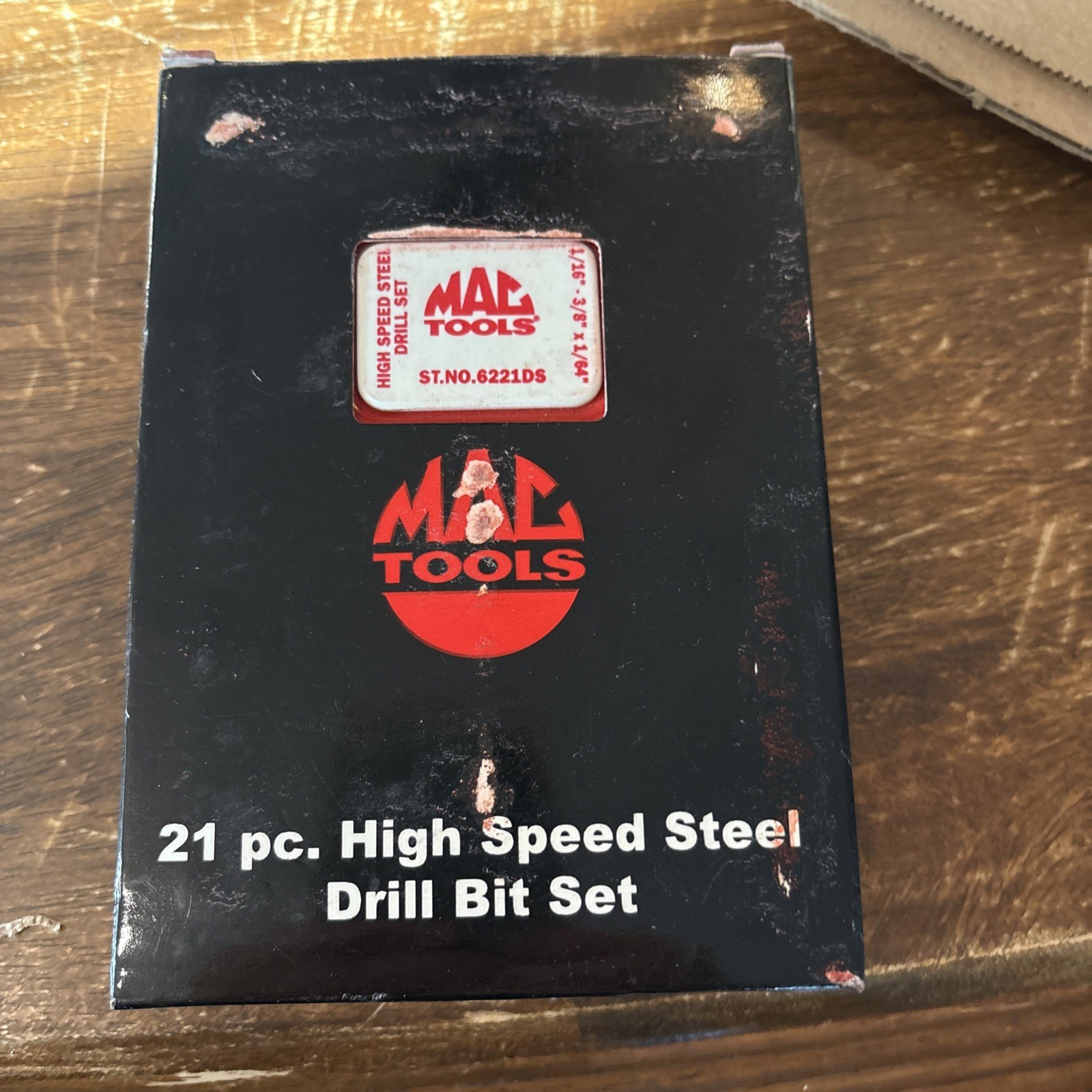 Mac Tools 21 Piece High-Speed Steel Drillbit Cobalt Grade