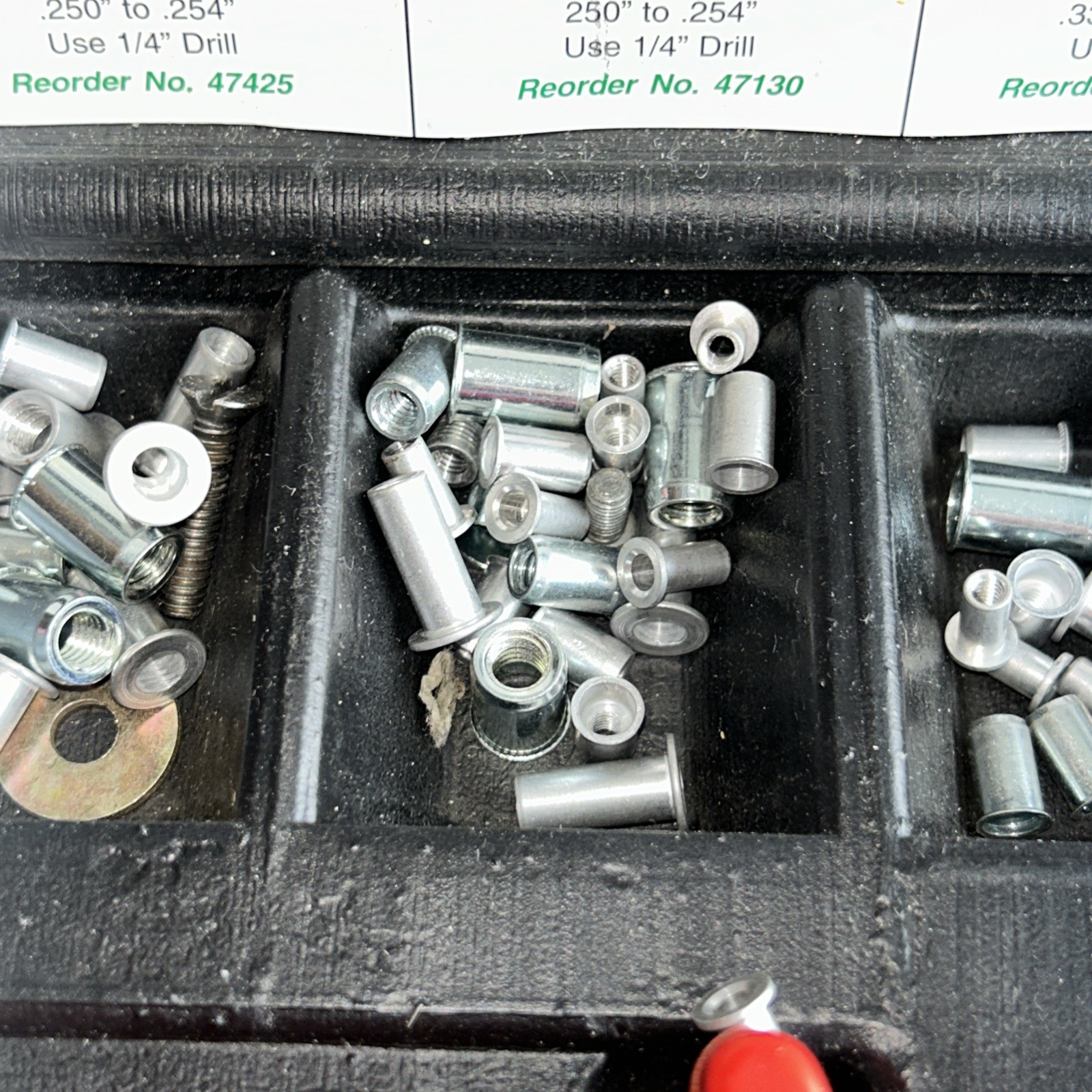 Marson Thread Setter Klik Poly-Nut Kit Steel & Aluminum #34501