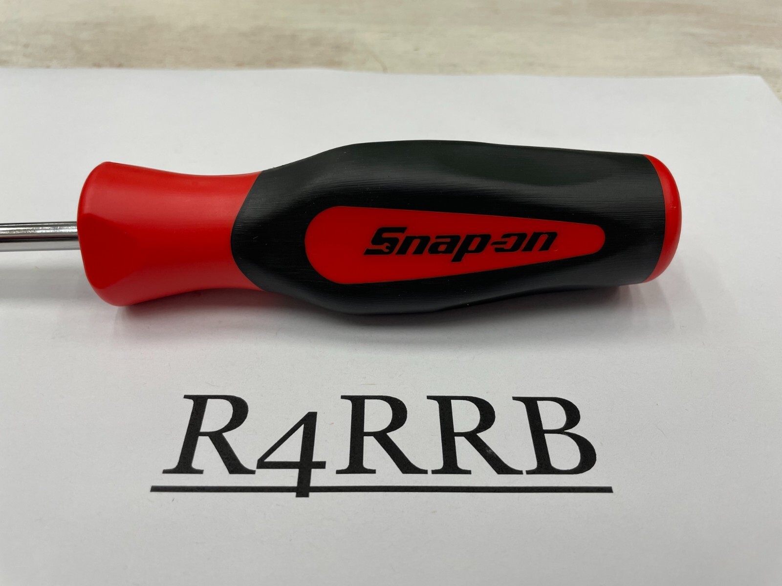 Snap-on Tools USA NEW RED Soft Grip 7/32″ Flat Cabinet Tip Screwdriver SGD4120BR