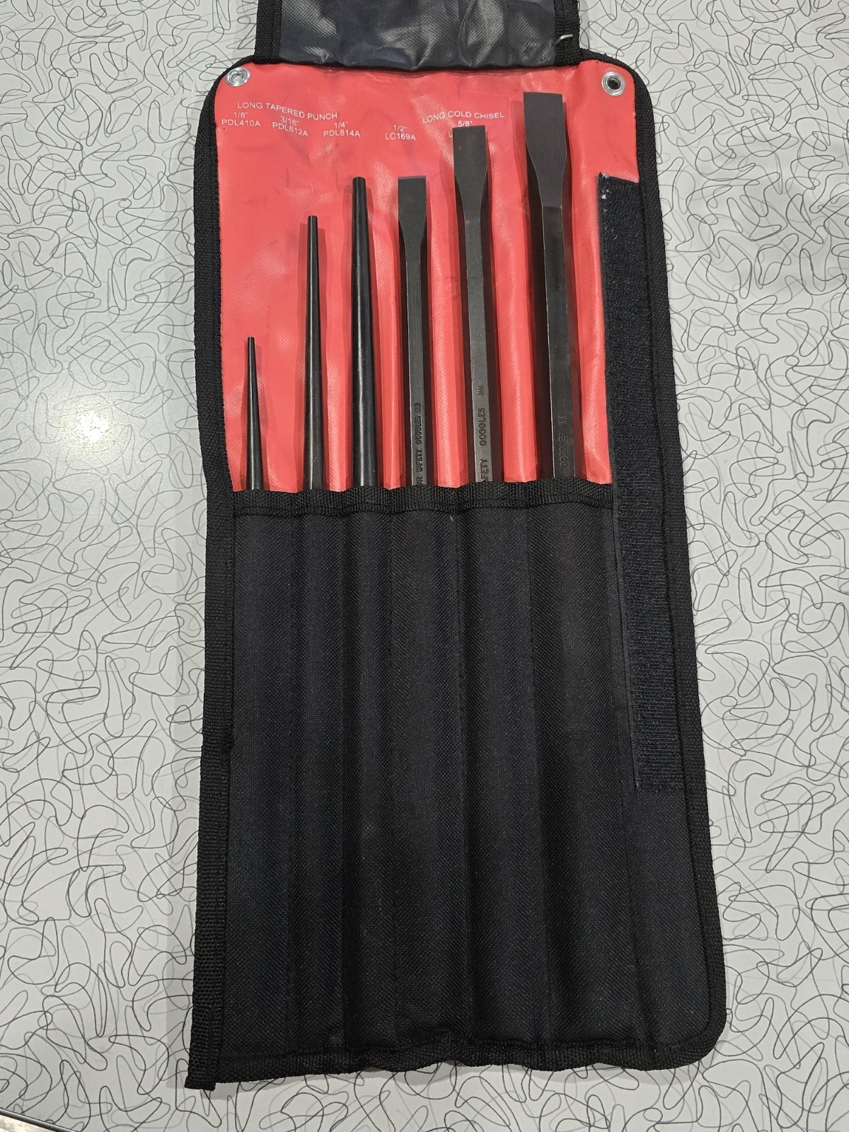 New Matco Tools 6 Pc Extra Long Punch And Chisel Set, Part# SLCDP6KA