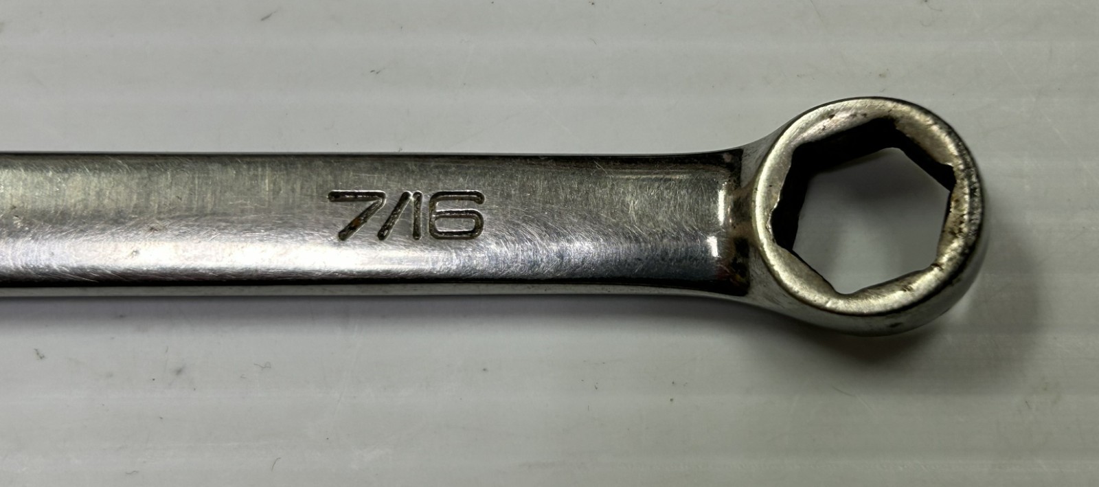 (MA6) Snap On 7/16″ 6pt SAE Combination Wrench OSH14B