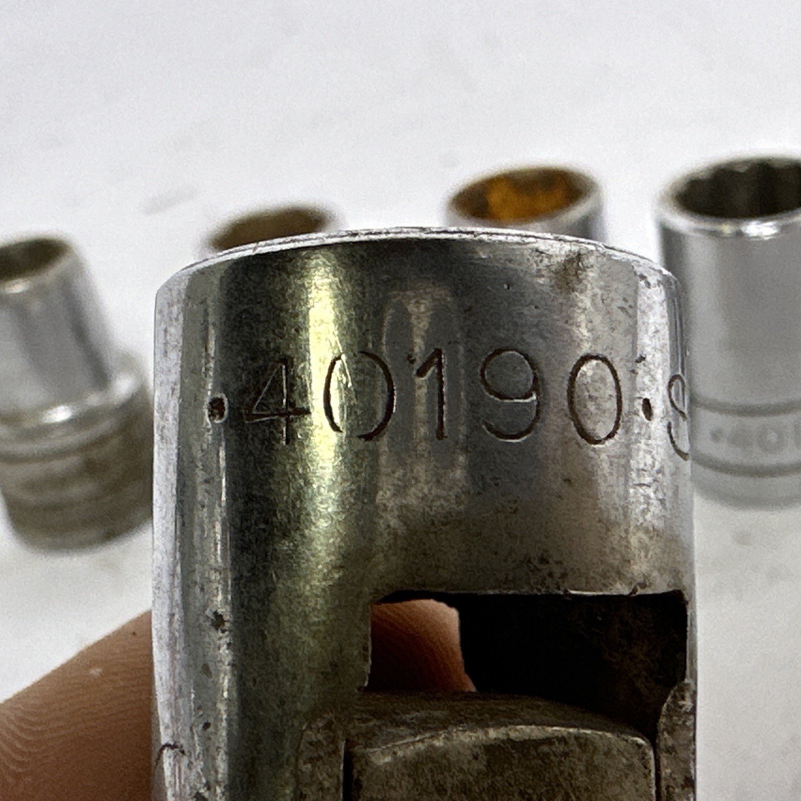S-K SK 9pc 1/2” Drive SAE Socket Lot USA Vintage 6pt 12pt w/ Swivel