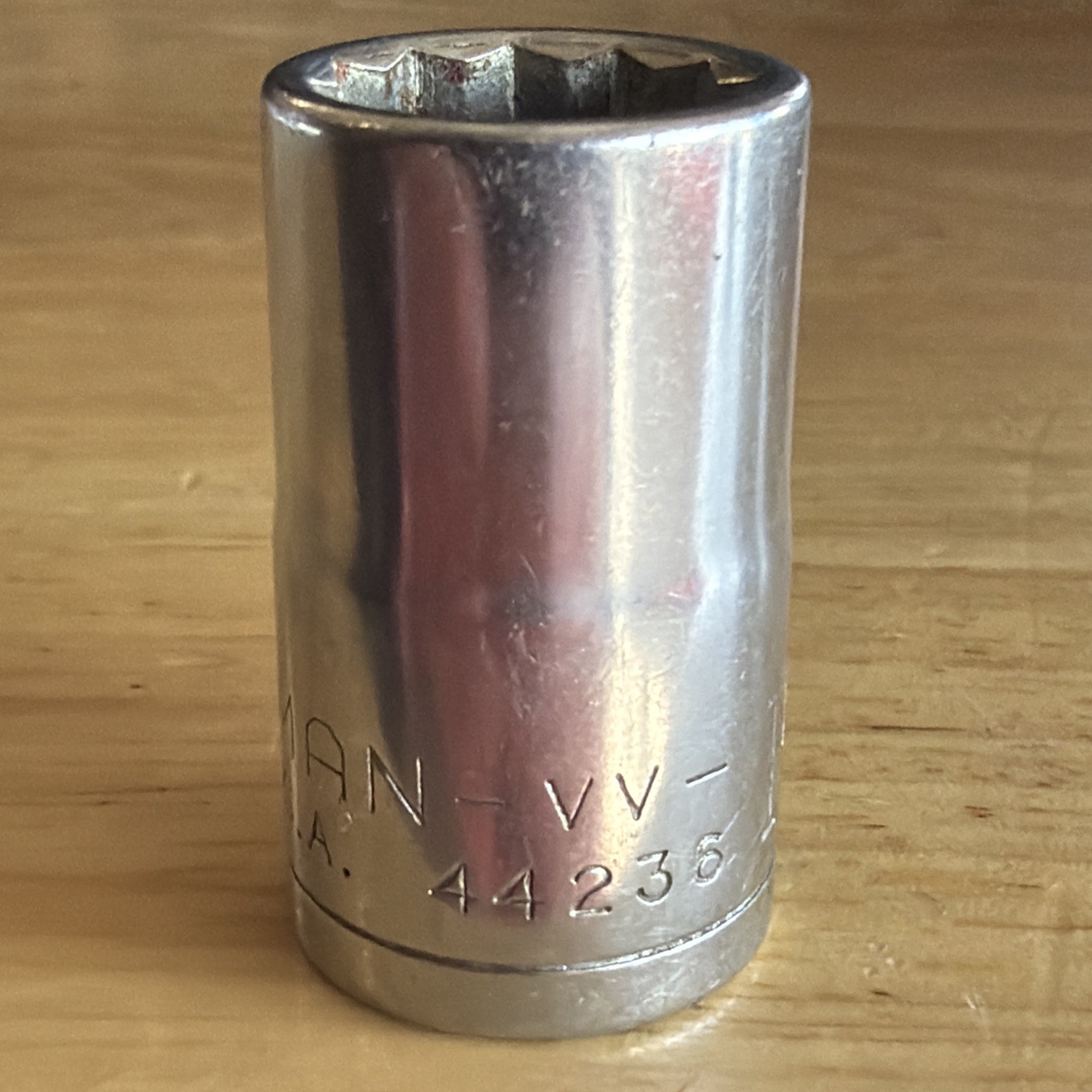 Craftsman 15mm Shallow Socket 1/2″ Drive 12 Point VV Series 44236 Made in USA
