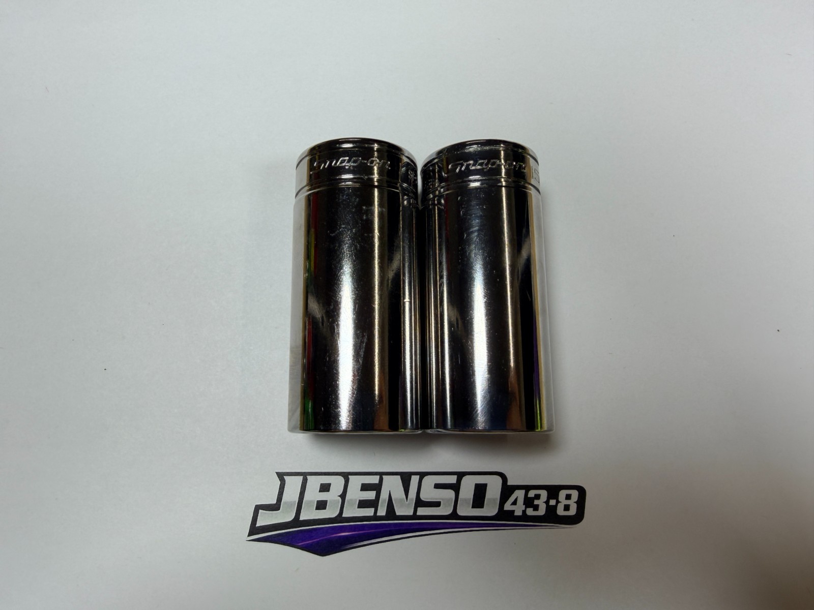 Snap-On Tools USA NEW 2pc 3/8″ Drive SAE 6pt Deep Add-On Sockets SFS301 SFS321