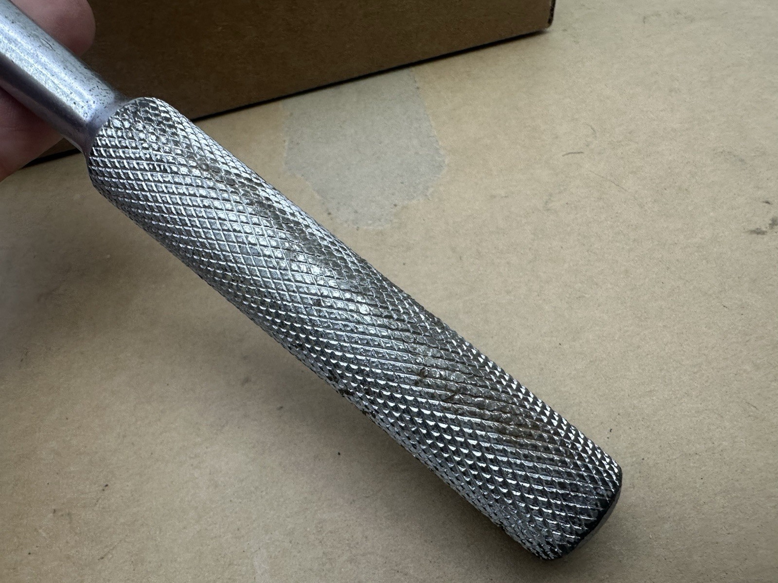 Thorsen 3/8″ Open Gear Socket Knurled Grip Ratchet Model 77 Made USA *READ