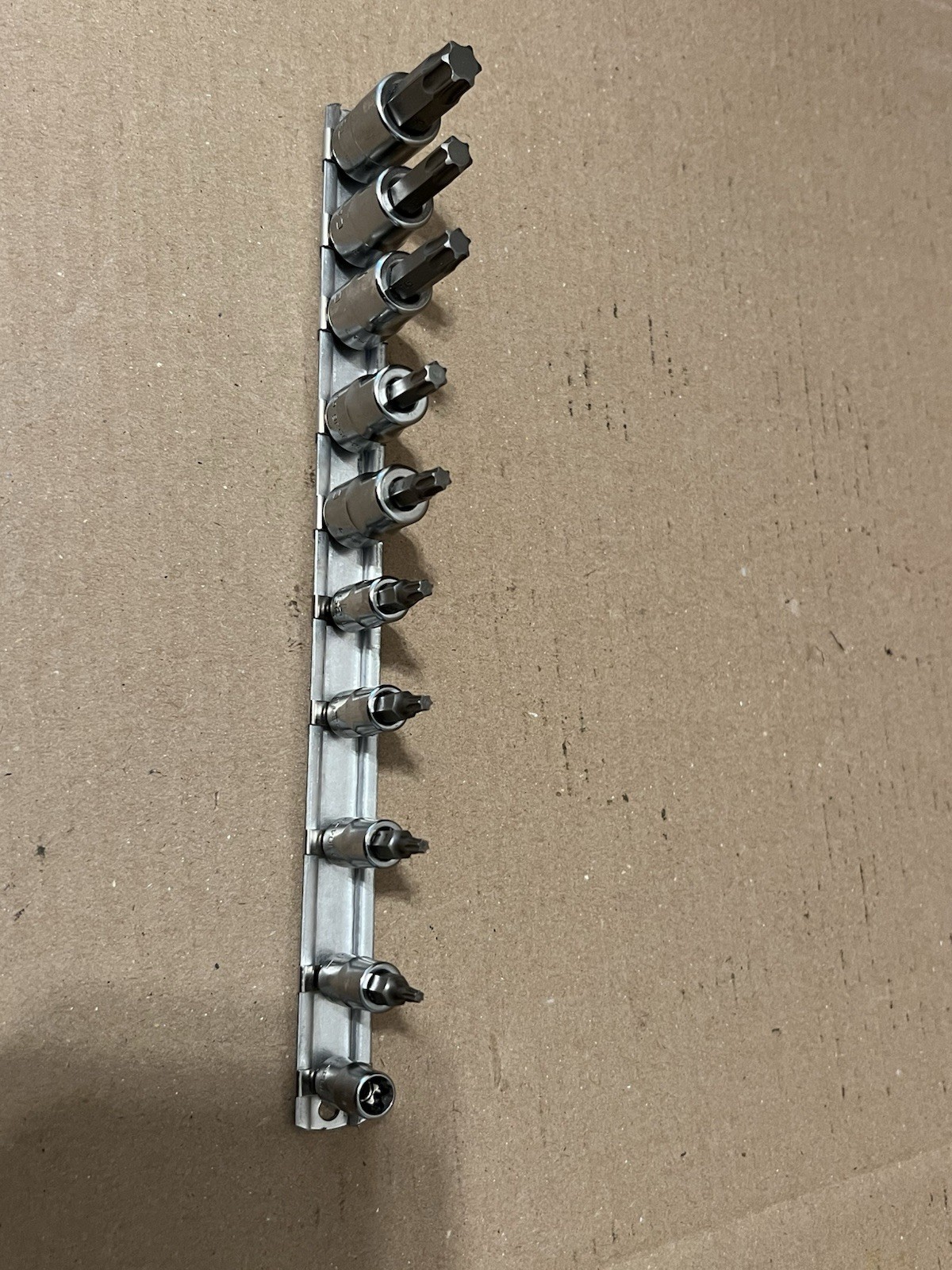 CAT/ Snap-On USA 10 Piece Torx Bit Socket Set T10-T55