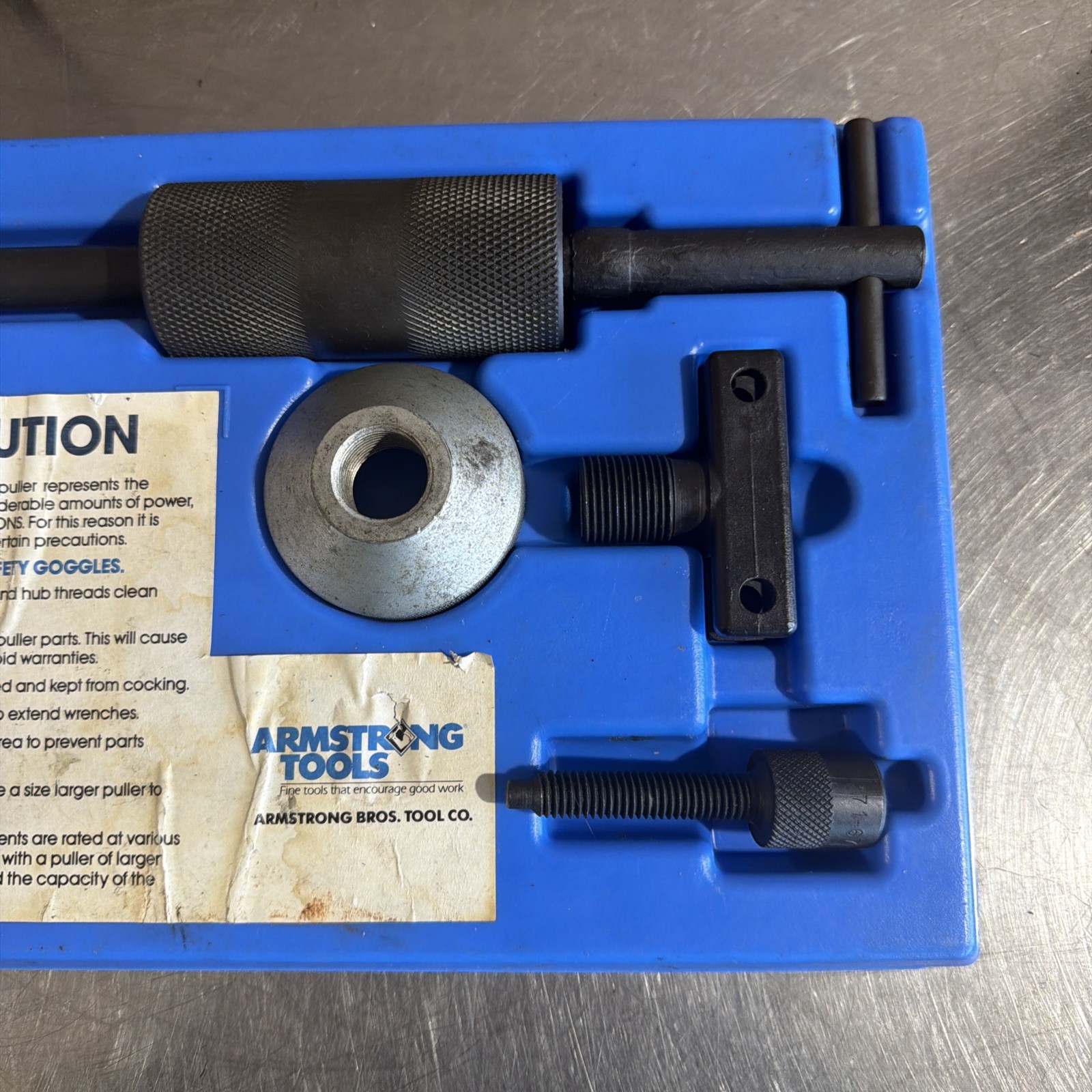 Armstrong Tools Slide Hammer Set 93-894. Incomplete As Seen In Photos