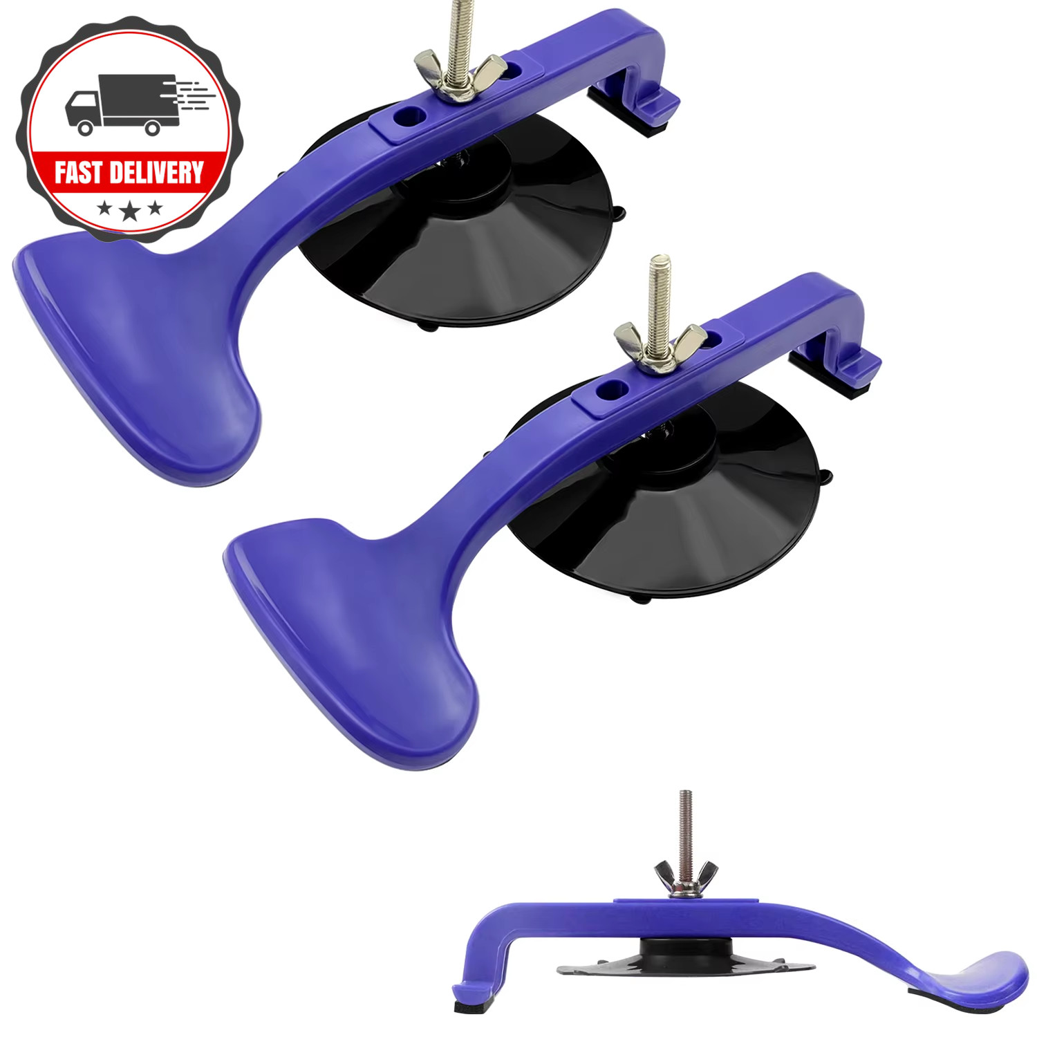 Upgraded 6Pcs Suction Cup Clamp Kit for Car Convertible Glass Windshield Top Rep