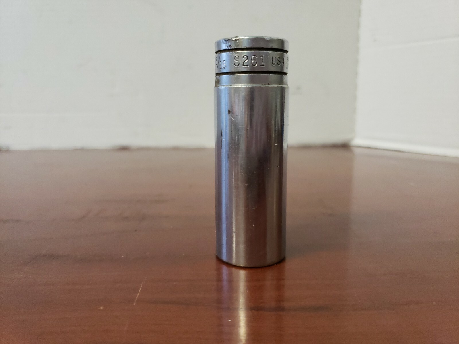 Snap-on 1/2″ Drive 12 Point SAE 13/16″ Flank Drive Deep Socket (S261) c-x