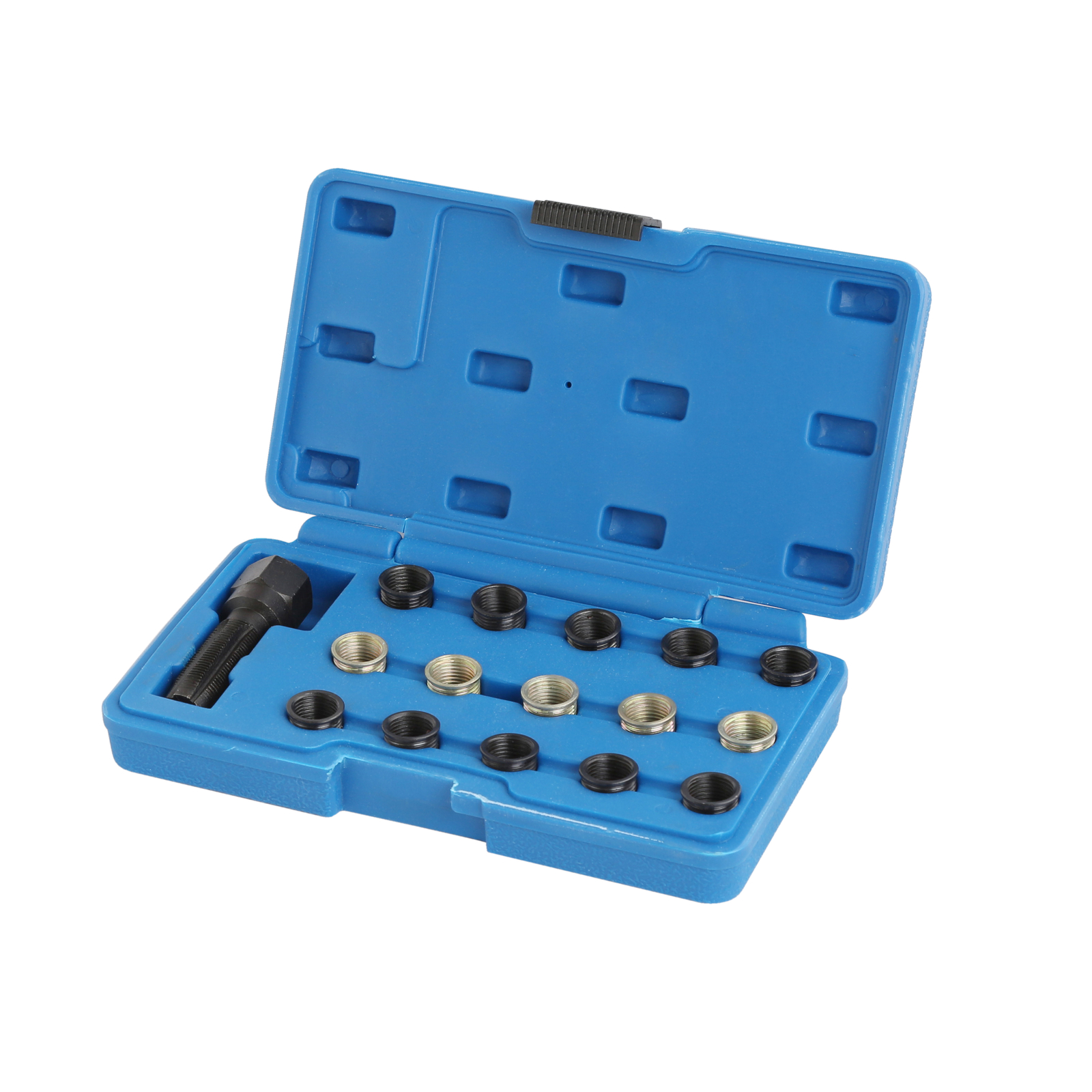 Spark Plug Thread Repair Rethreading Tool Kit M14x1.25 Threaded Coil Insert 16pc