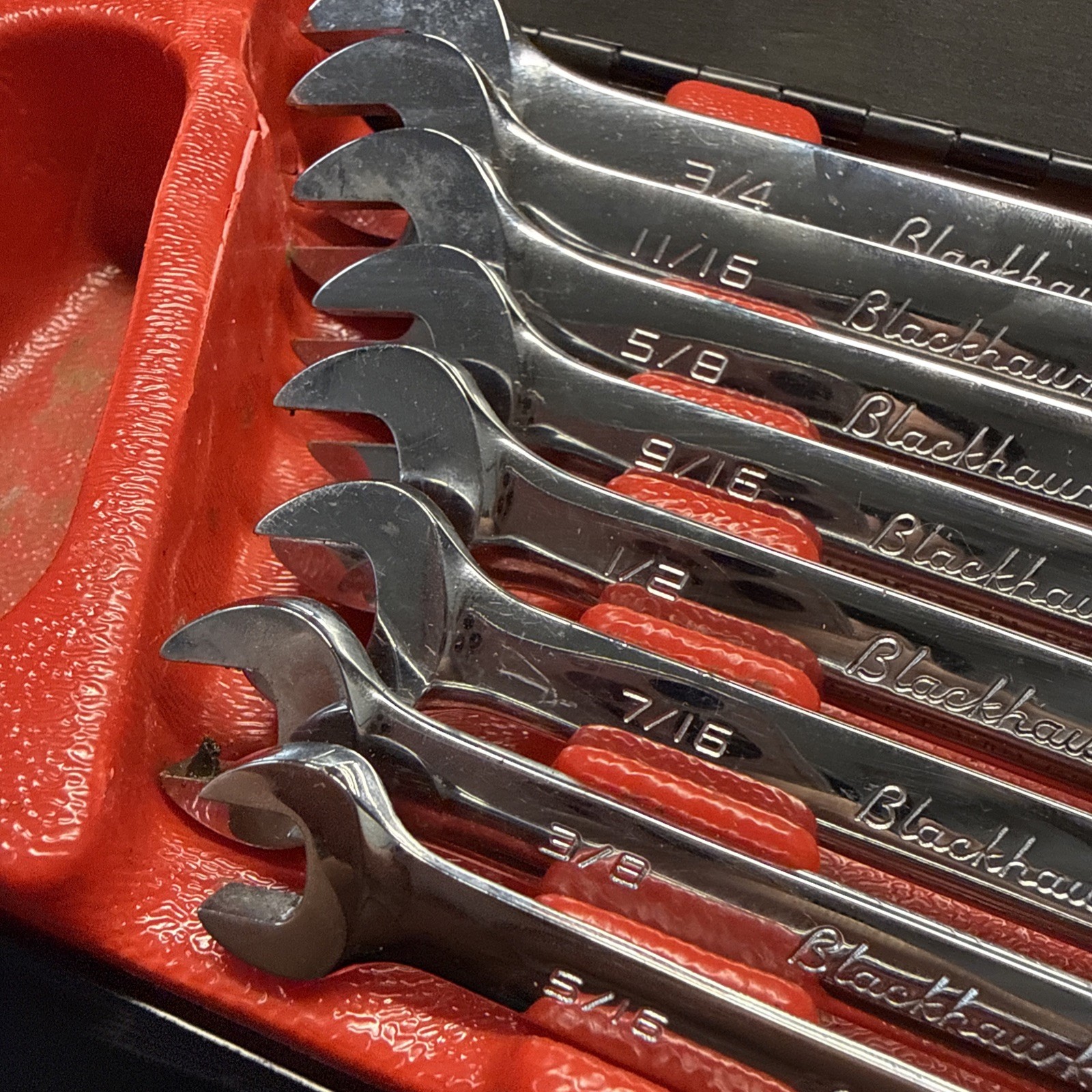 Blackhawk by Proto BW-1400 8pc SAE reversible ratcheting combination wrenches