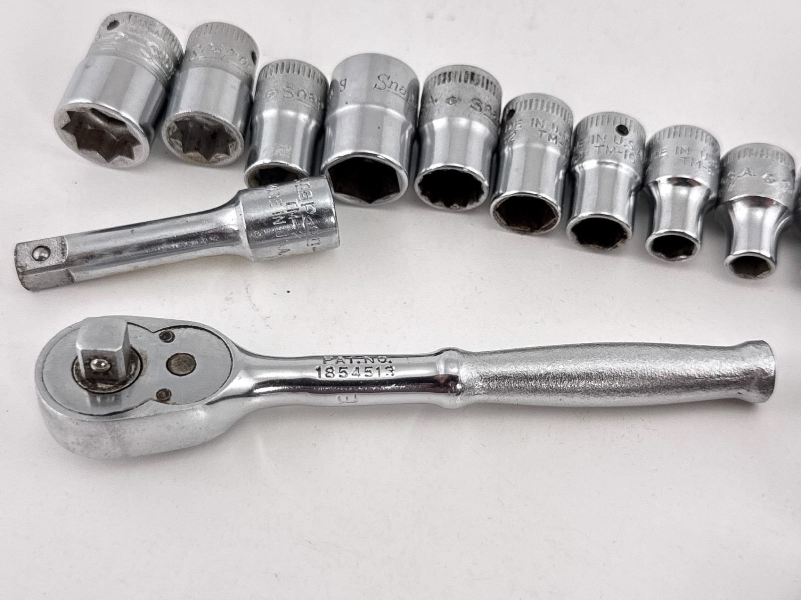 Snap-On Tools USA M-70 M 9/32″ Drive Midget Ratchet w/ Sockets & Extras