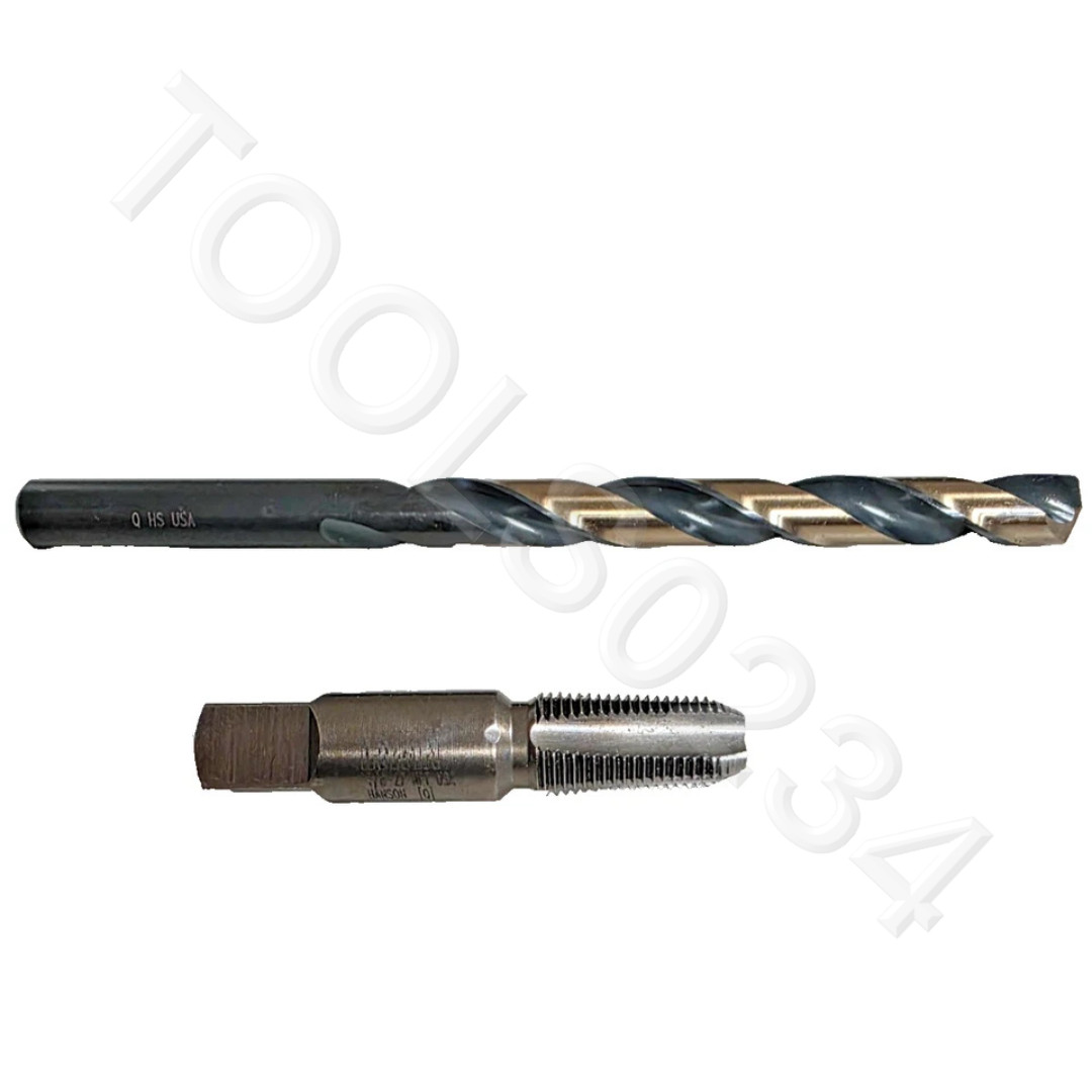 1/8 -27 NPT Taper Pipe Tap W/ LTR R Drill Bit Irwin 1902 ZR USA Cleaning Cutting