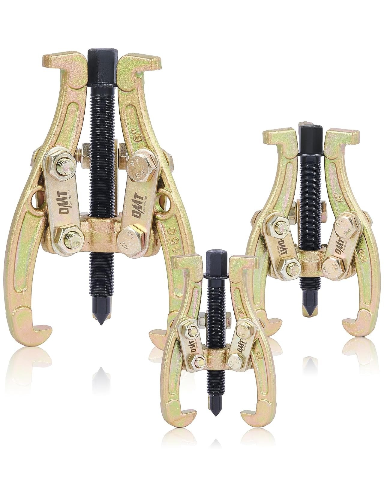 Orion Motor Tech Gear Puller Set, 3″ 4″ 6″ 8″ 3 Jaw Puller Kit for Pulley Gear B