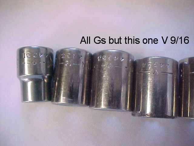 Craftsman Tools 9Pc. 3/8″ Drive 12Pt. Socket Set 3/8″-7/8″, #34438 USA G&V Vtg