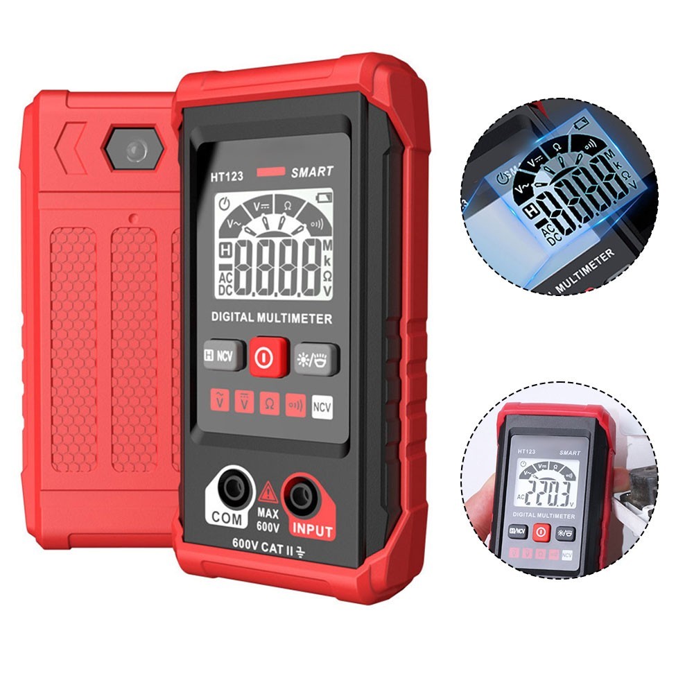 AC DC Multimeter with Backlight Portable Design for Home Improvement Projects