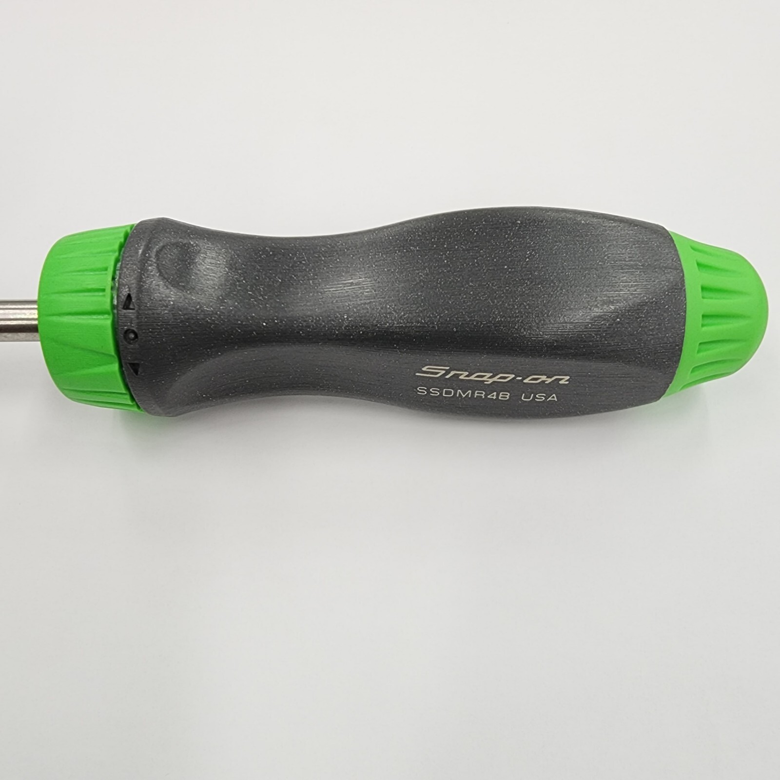Snap-on Tools USA RARE DARK TITANIUM & GREEN Ratcheting Screwdriver SSDMR4BDT