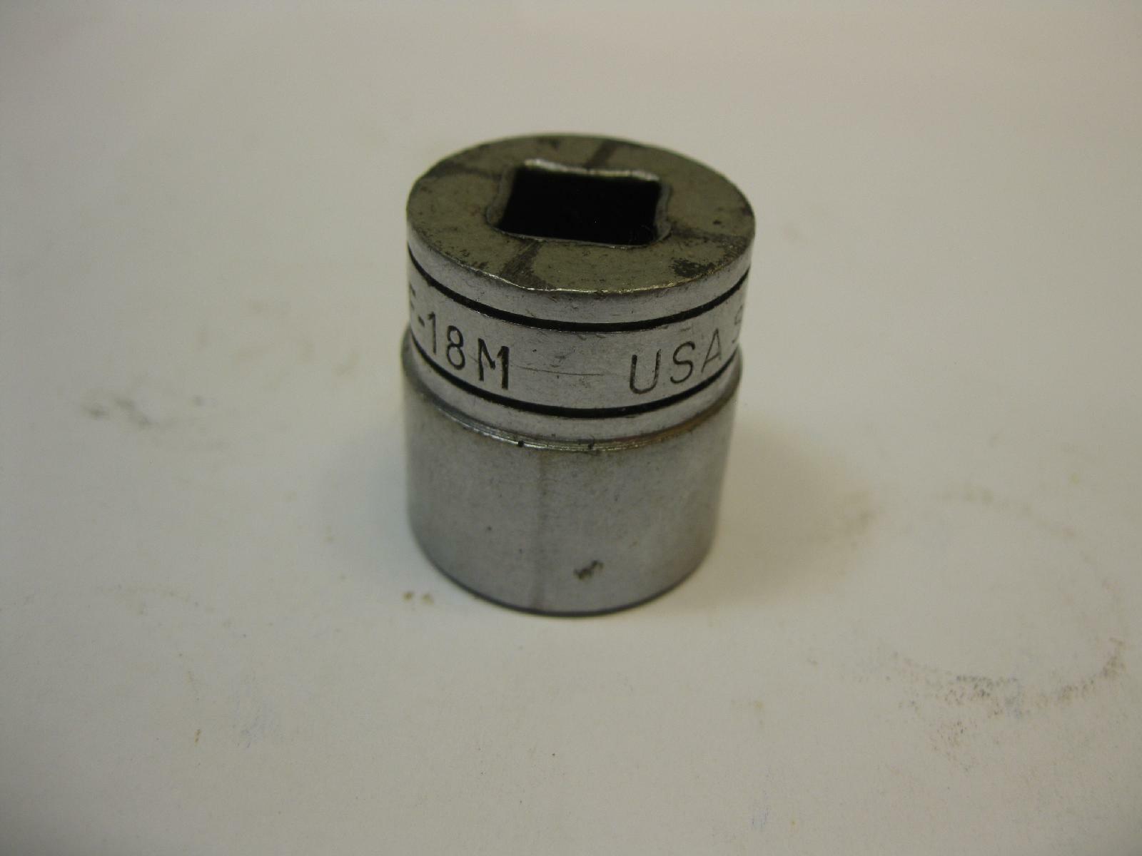 Snap-on tools 3/8″ drive 18mm metric 12pt. SOCKET F-18M